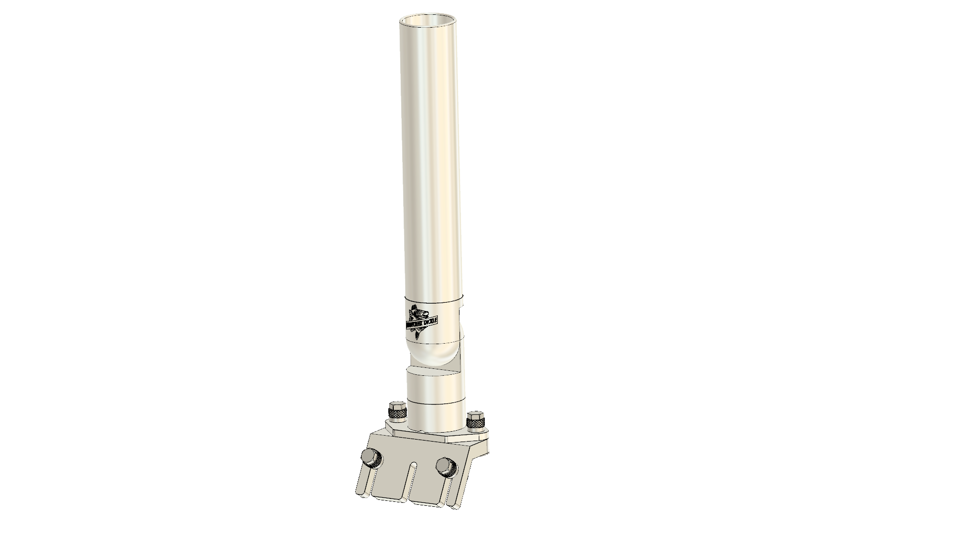 ROD HOLDER WITH INTEGRATED GUNWALE MOUNT
