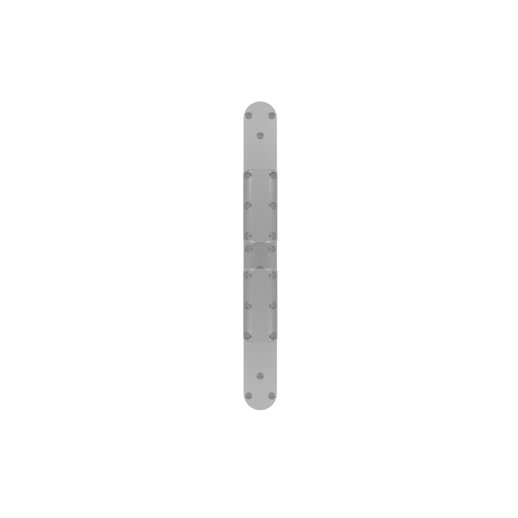 TRIPLE HORIZONTAL TREE ROD HOLDER WITH CLAMSHELL