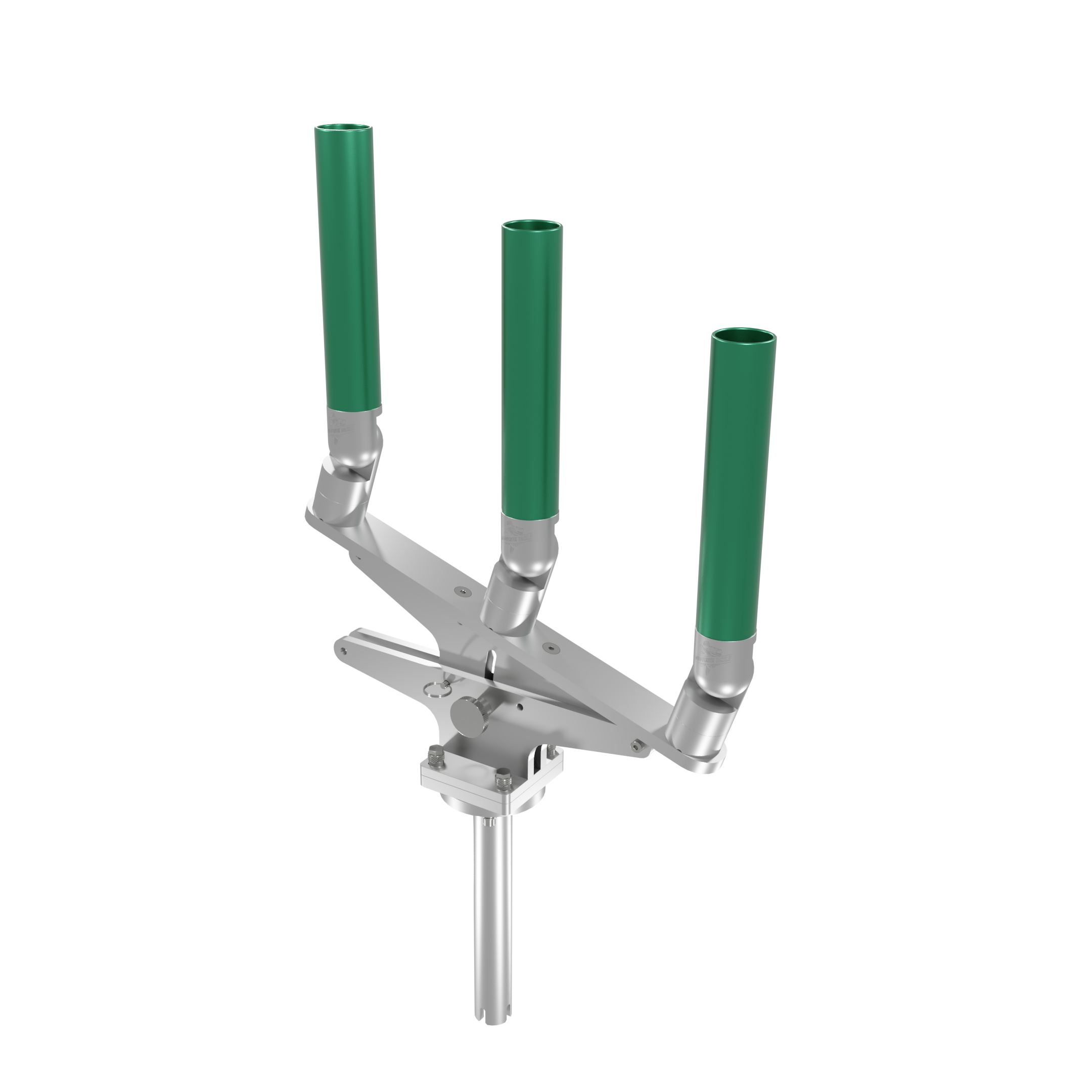 TRIPLE ARTICULATING TREE ROD HOLDER WITH GIMBAL
