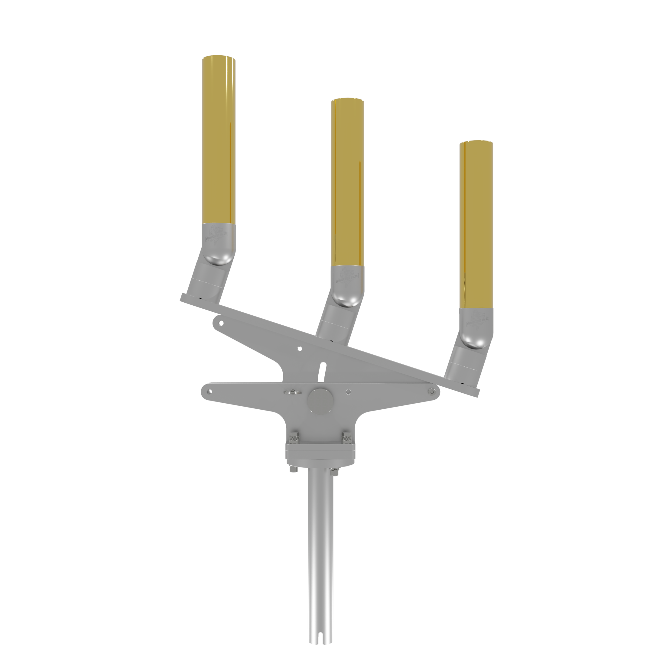 TRIPLE ARTICULATING TREE ROD HOLDER WITH GIMBAL