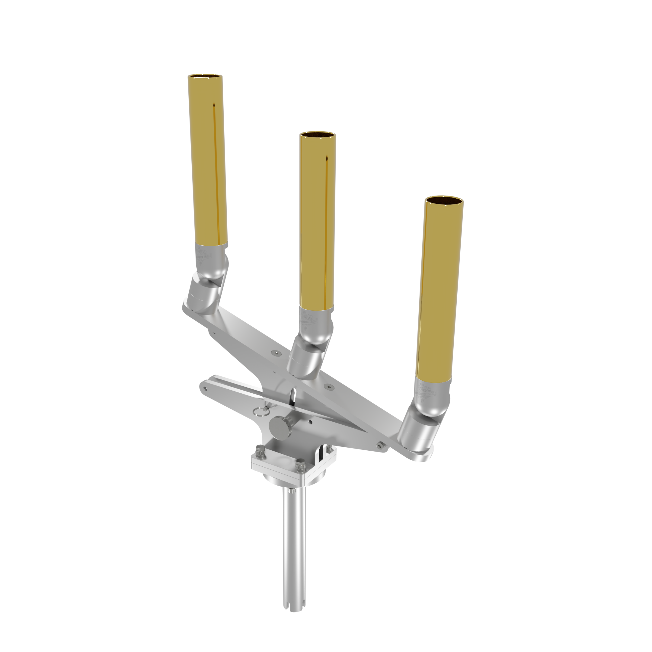 TRIPLE ARTICULATING TREE ROD HOLDER WITH GIMBAL