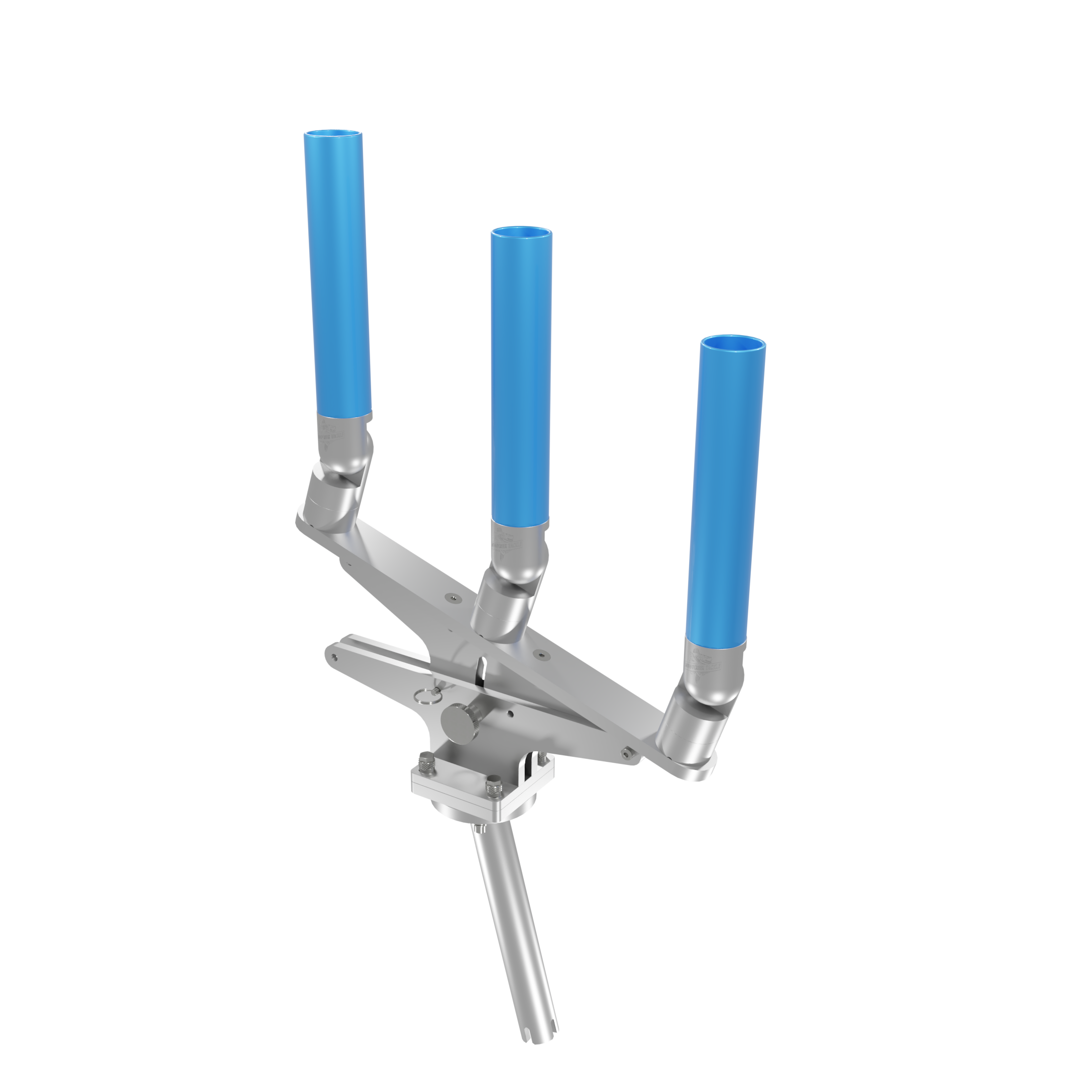 TRIPLE ARTICULATING TREE ROD HOLDER WITH GIMBAL