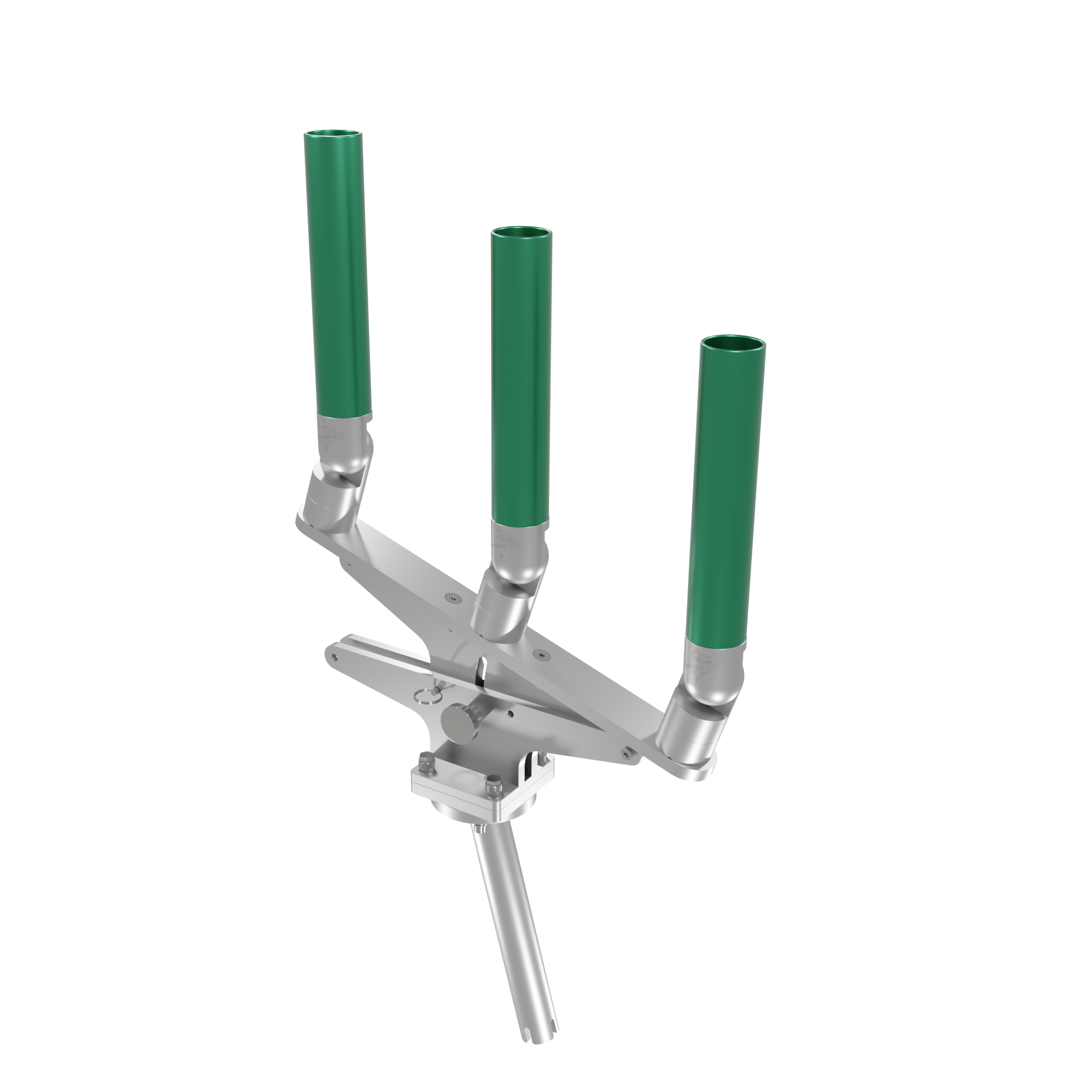 TRIPLE ARTICULATING TREE ROD HOLDER WITH GIMBAL