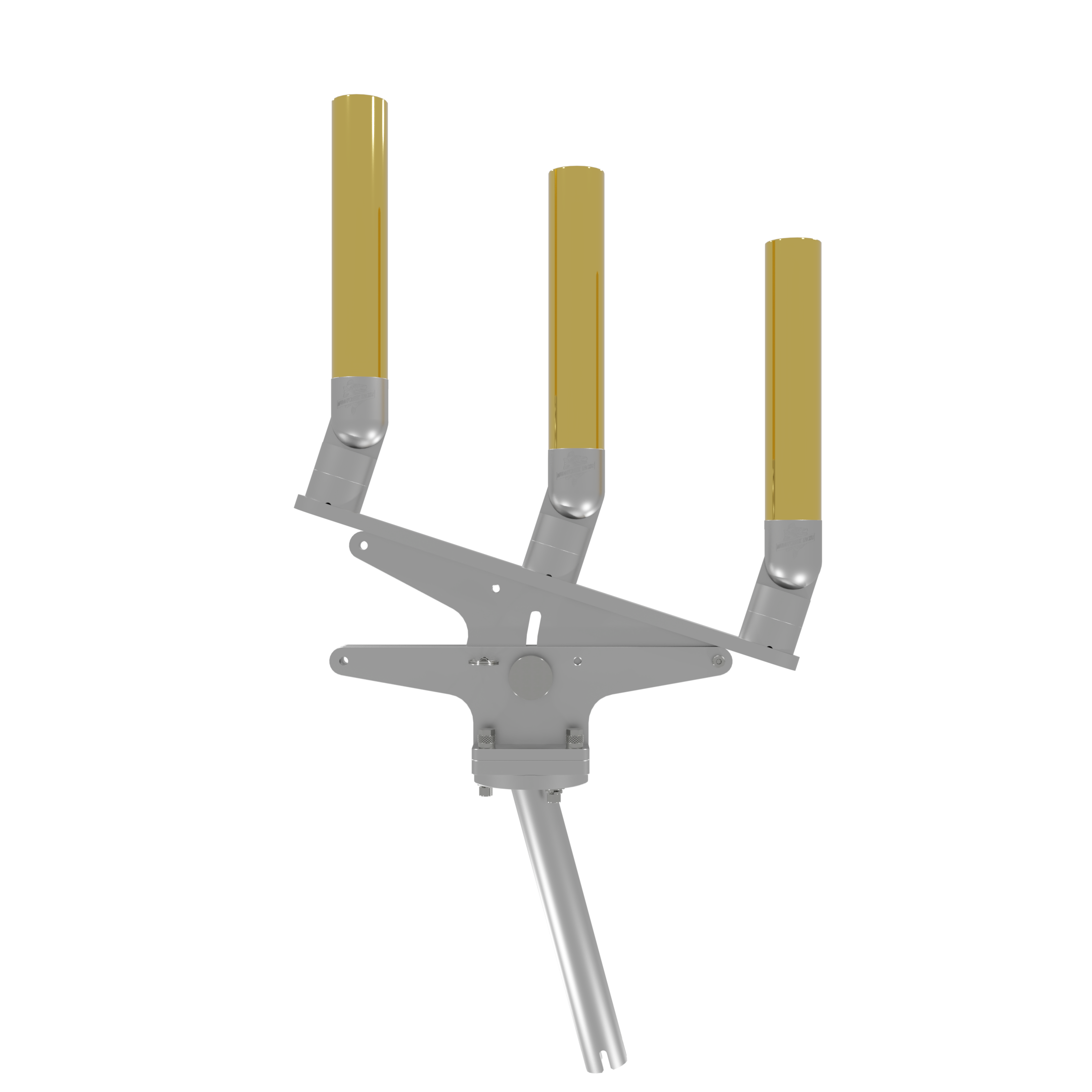TRIPLE ARTICULATING TREE ROD HOLDER WITH GIMBAL