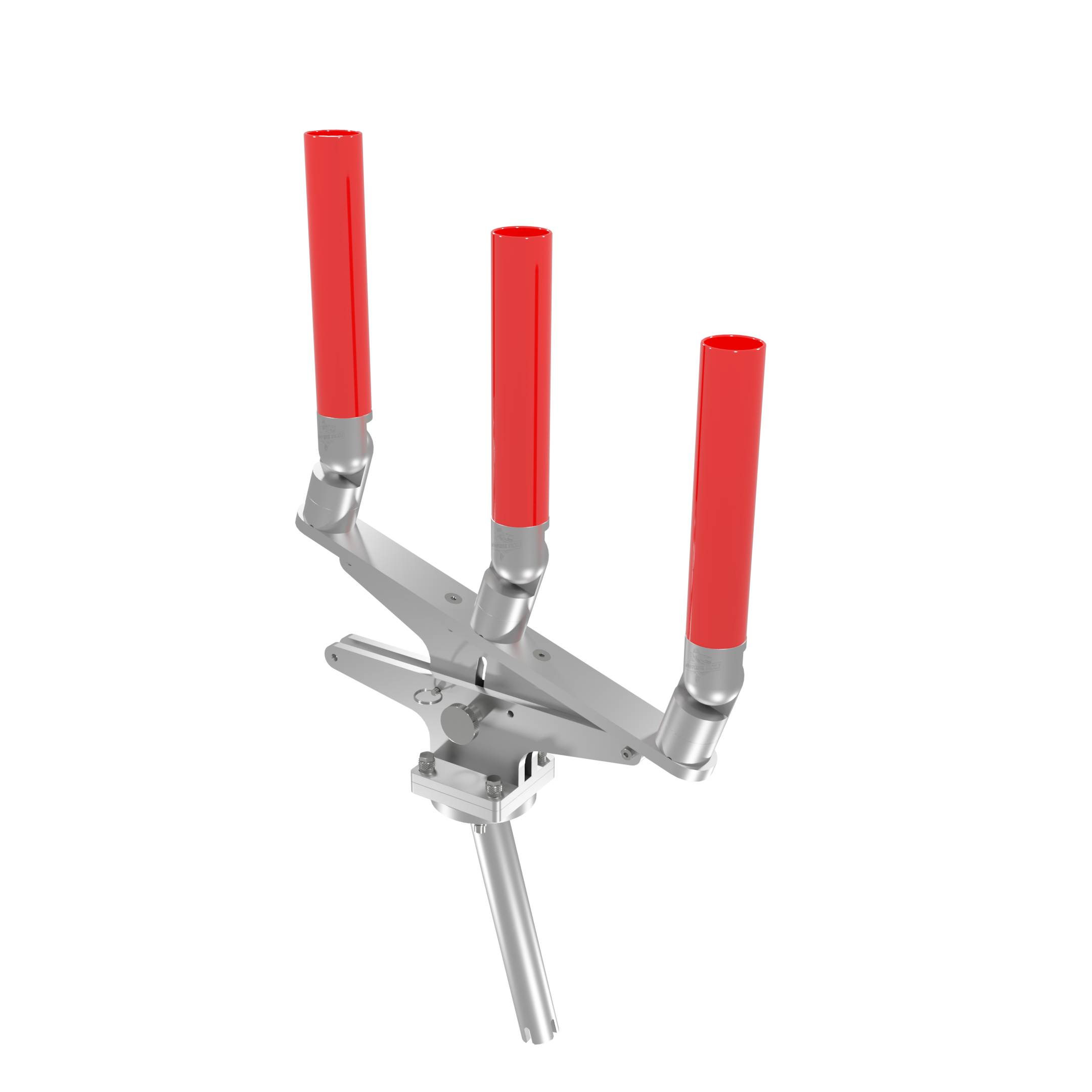 TRIPLE ARTICULATING TREE ROD HOLDER WITH GIMBAL