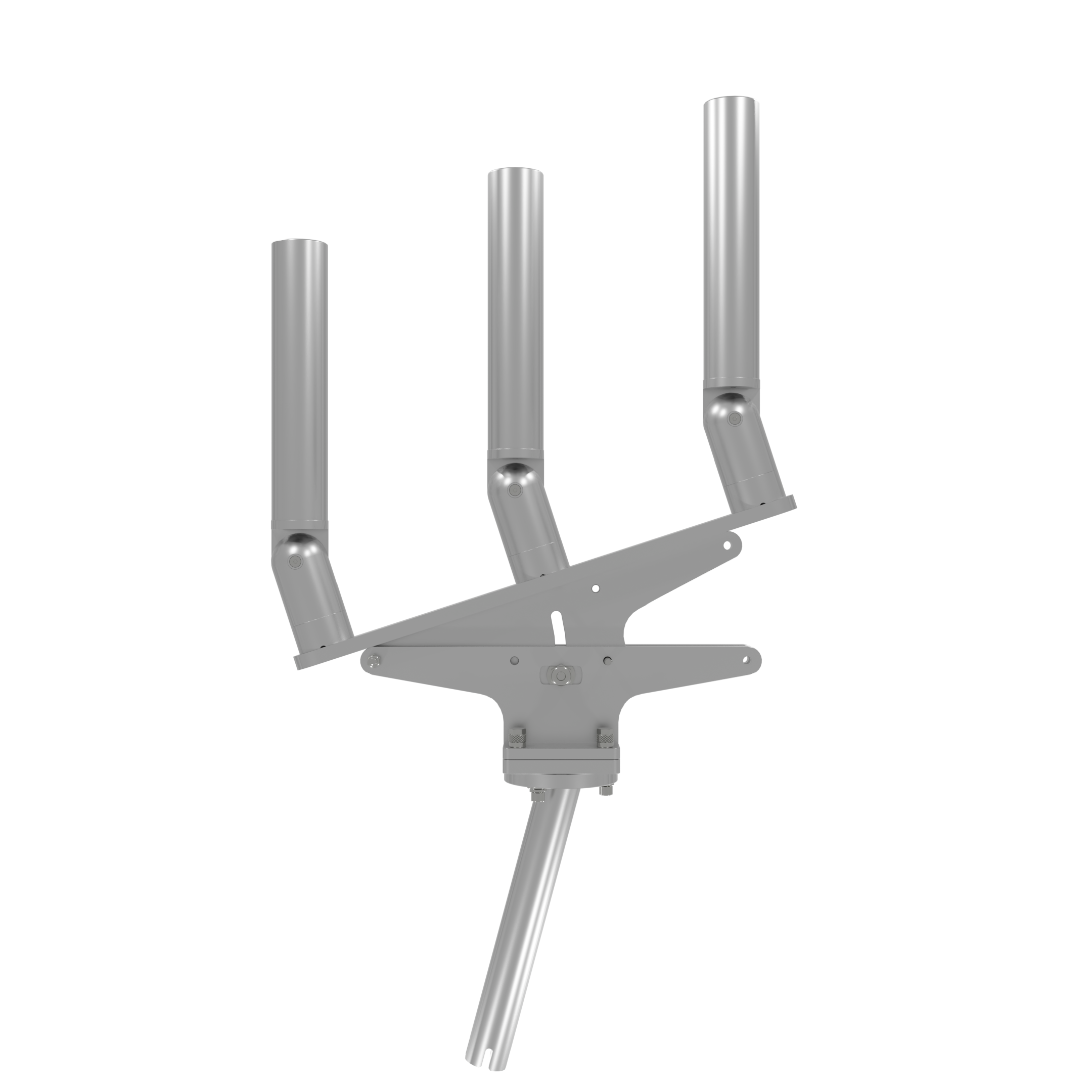 TRIPLE ARTICULATING TREE ROD HOLDER WITH GIMBAL