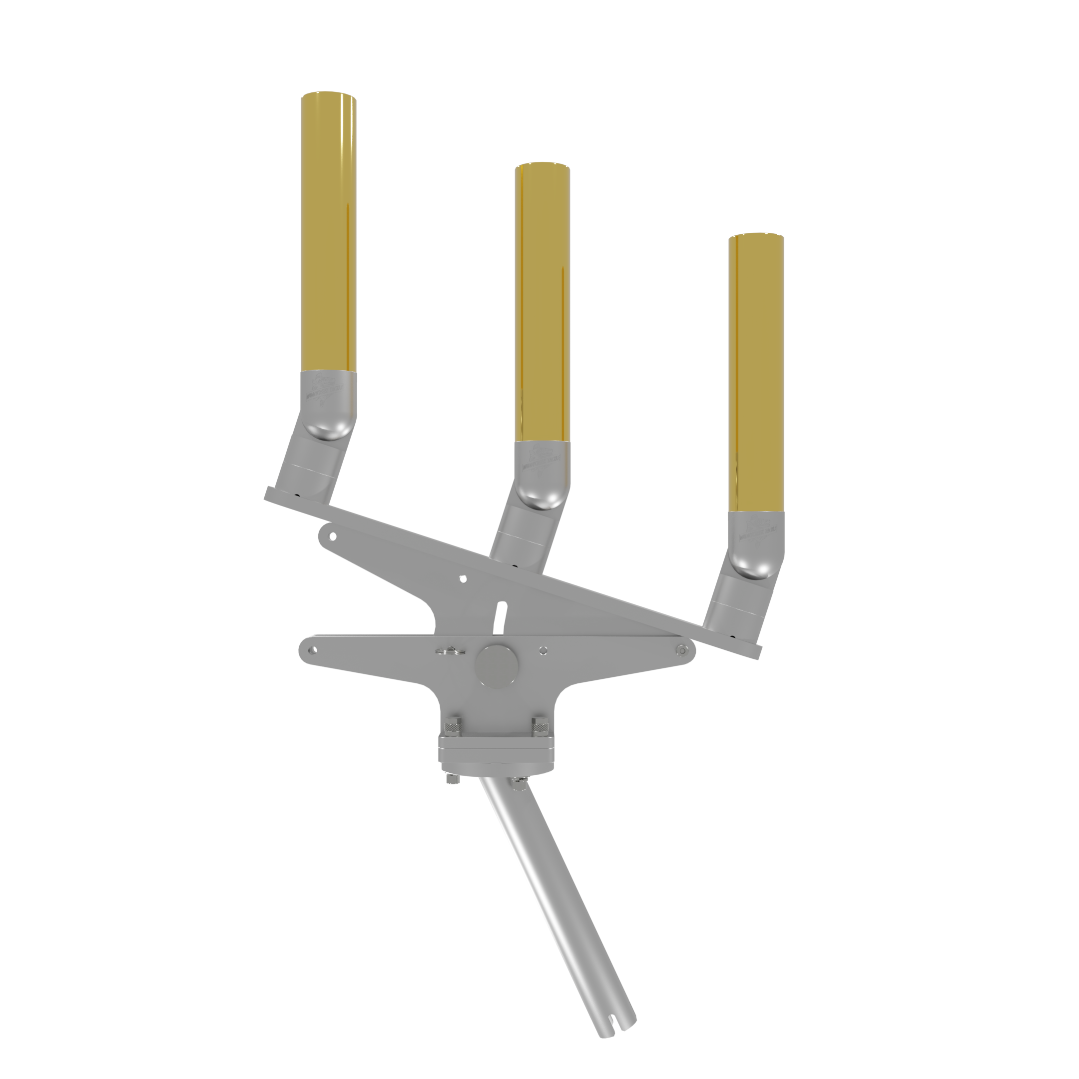 TRIPLE ARTICULATING TREE ROD HOLDER WITH GIMBAL