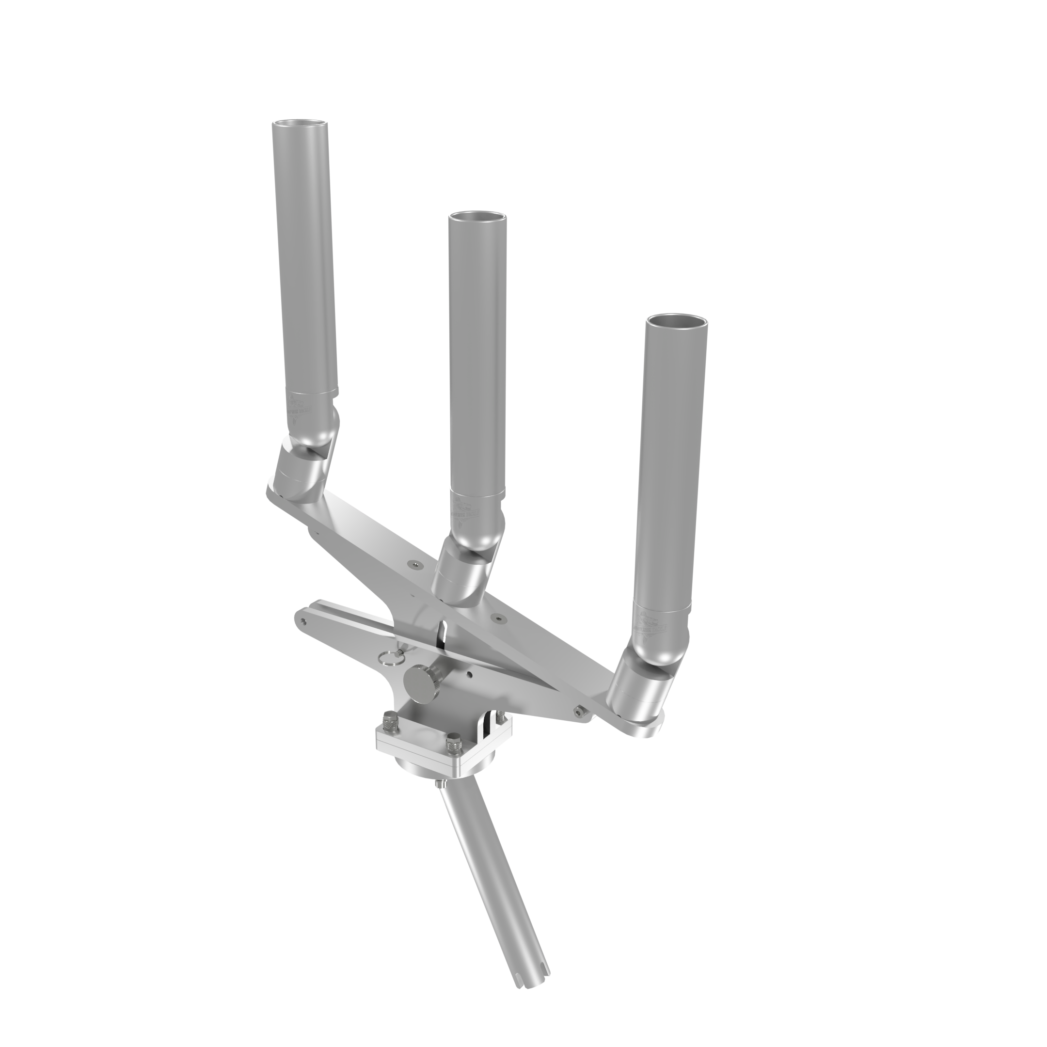 TRIPLE ARTICULATING TREE ROD HOLDER WITH GIMBAL