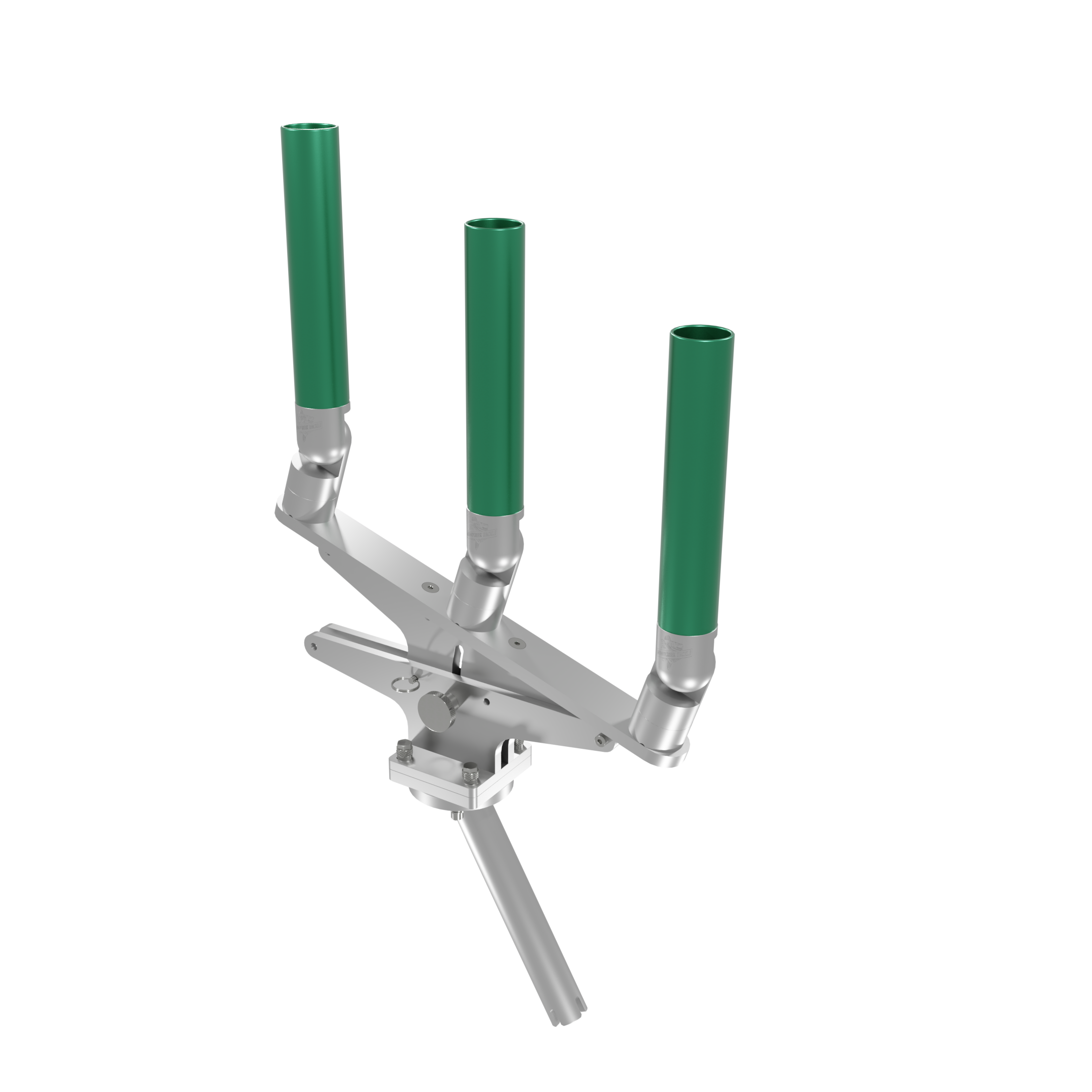 TRIPLE ARTICULATING TREE ROD HOLDER WITH GIMBAL