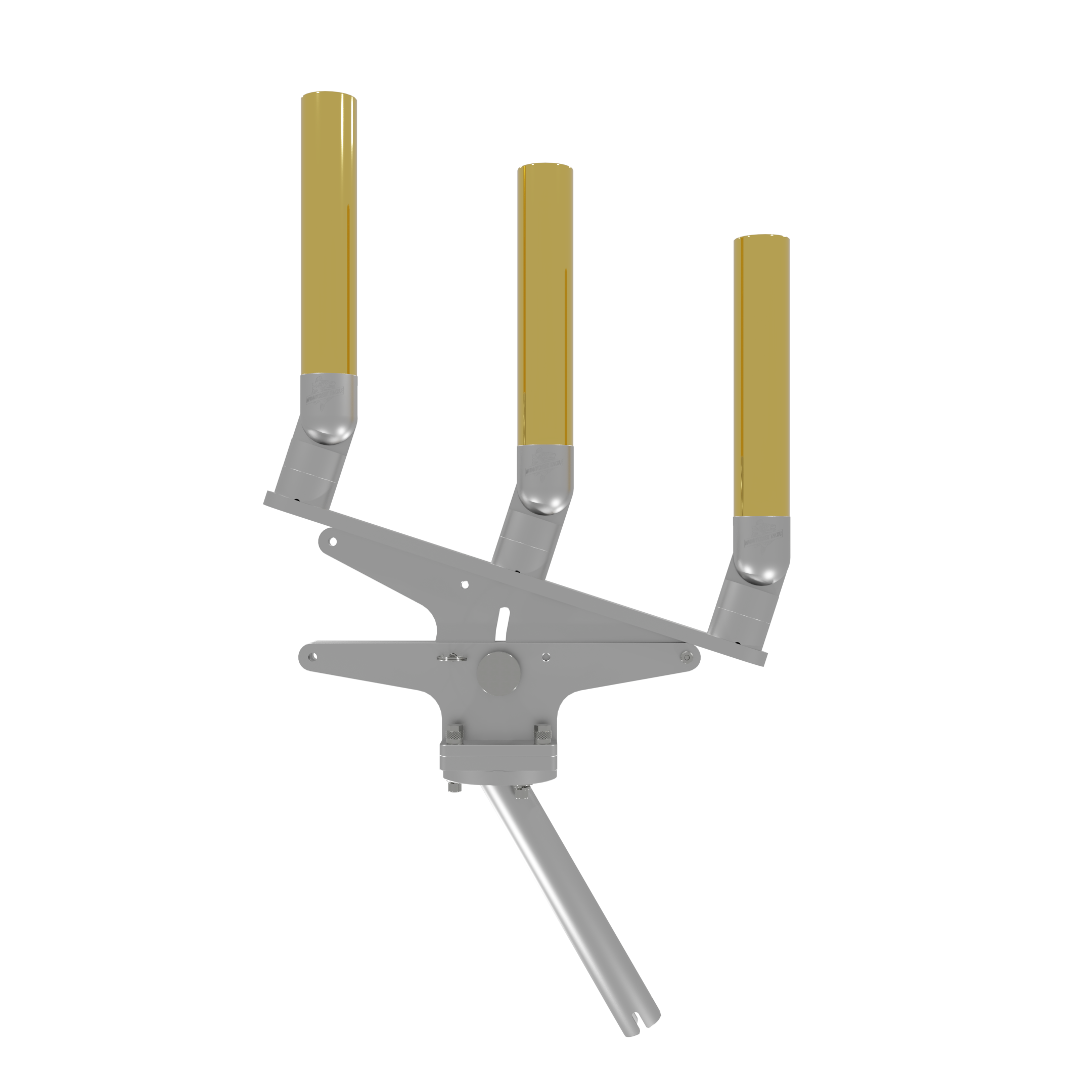 TRIPLE ARTICULATING TREE ROD HOLDER WITH GIMBAL
