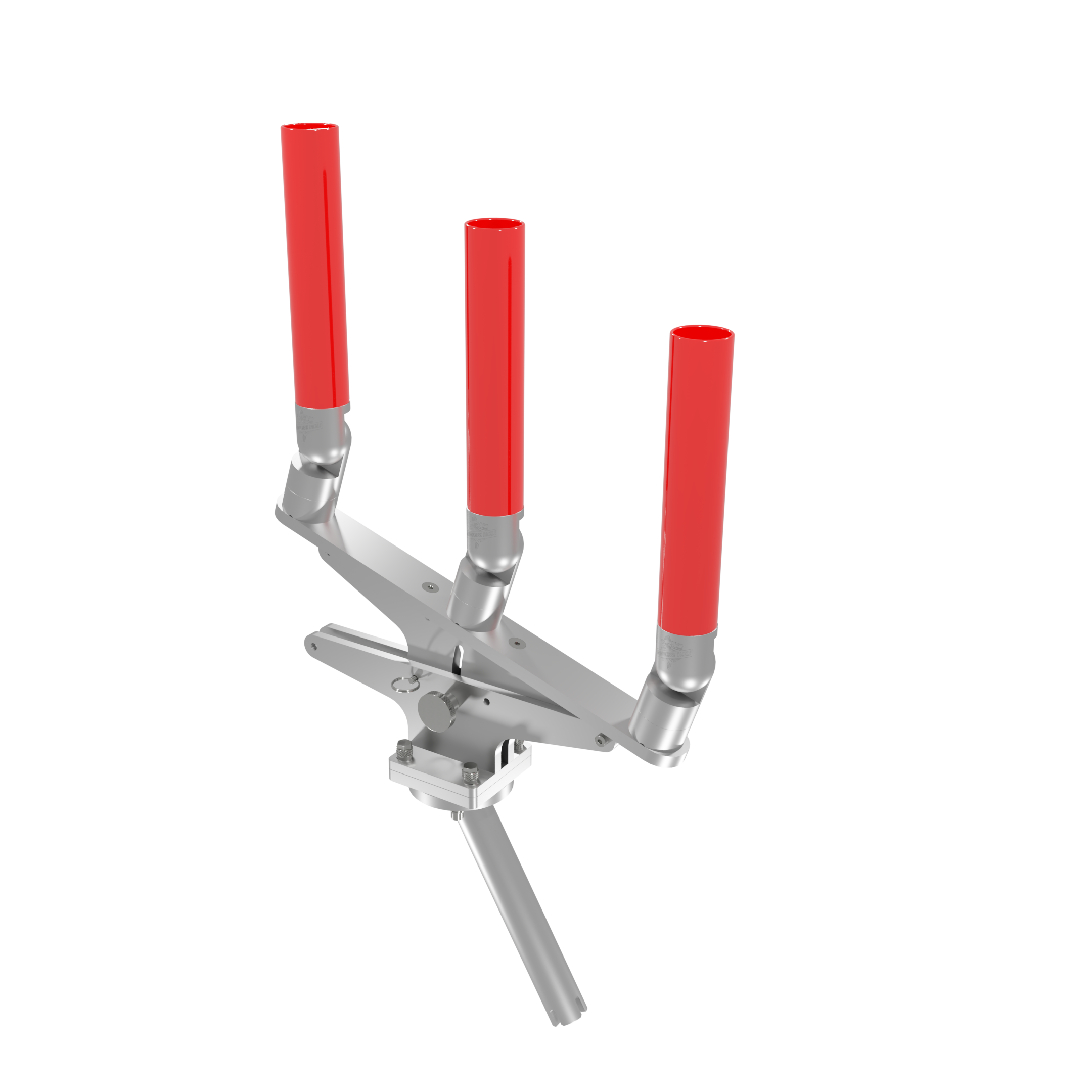 TRIPLE ARTICULATING TREE ROD HOLDER WITH GIMBAL