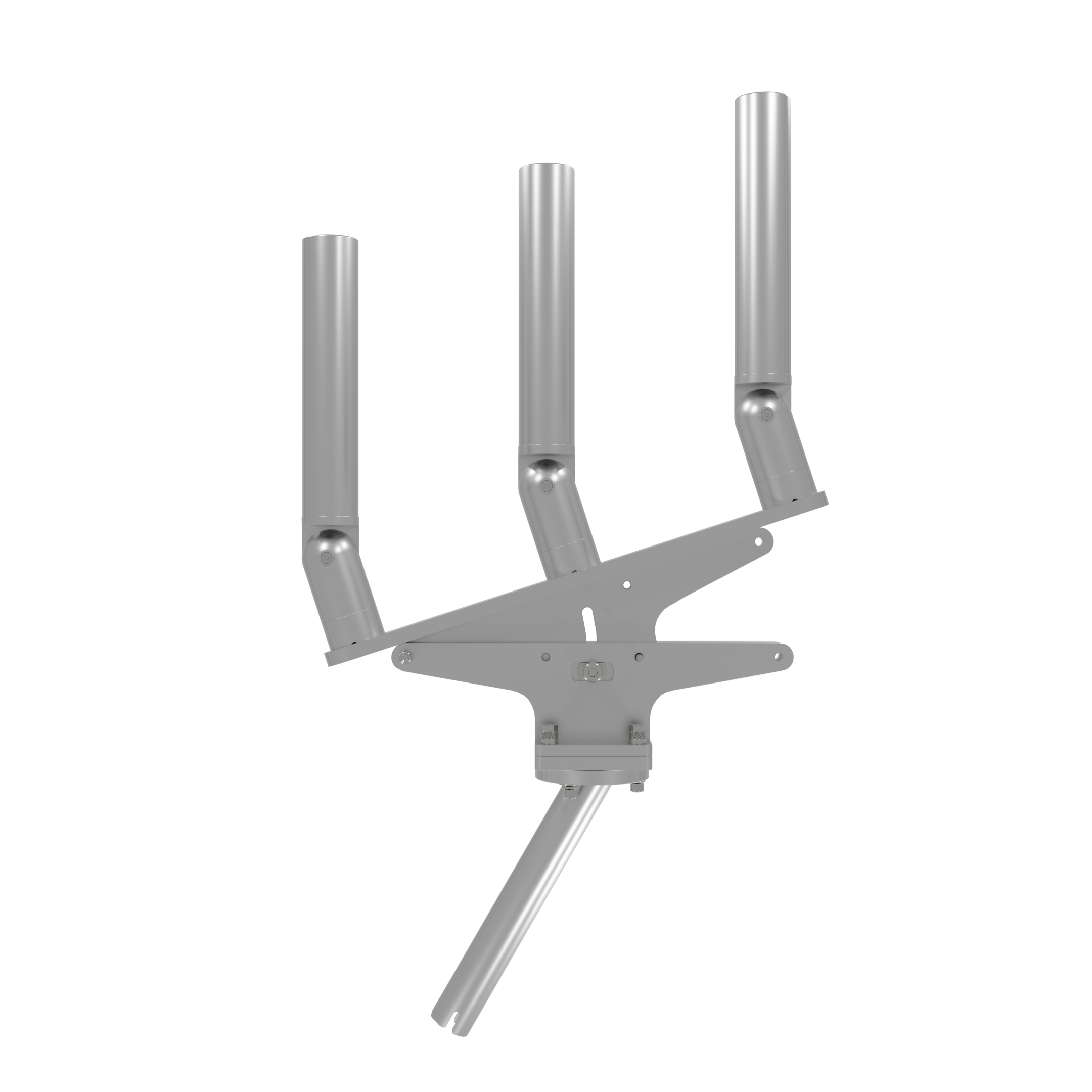 TRIPLE ARTICULATING TREE ROD HOLDER WITH GIMBAL