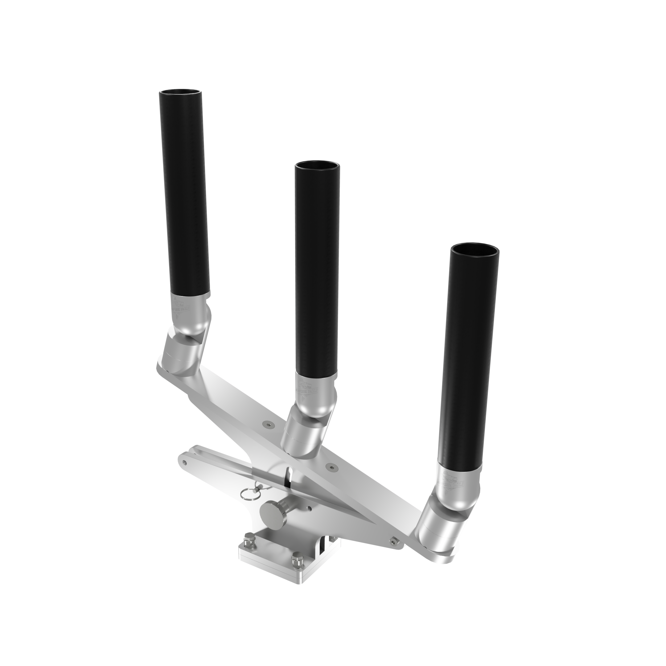 TRIPLE ARTICULATING TREE ROD HOLDER WITH MOUNT
