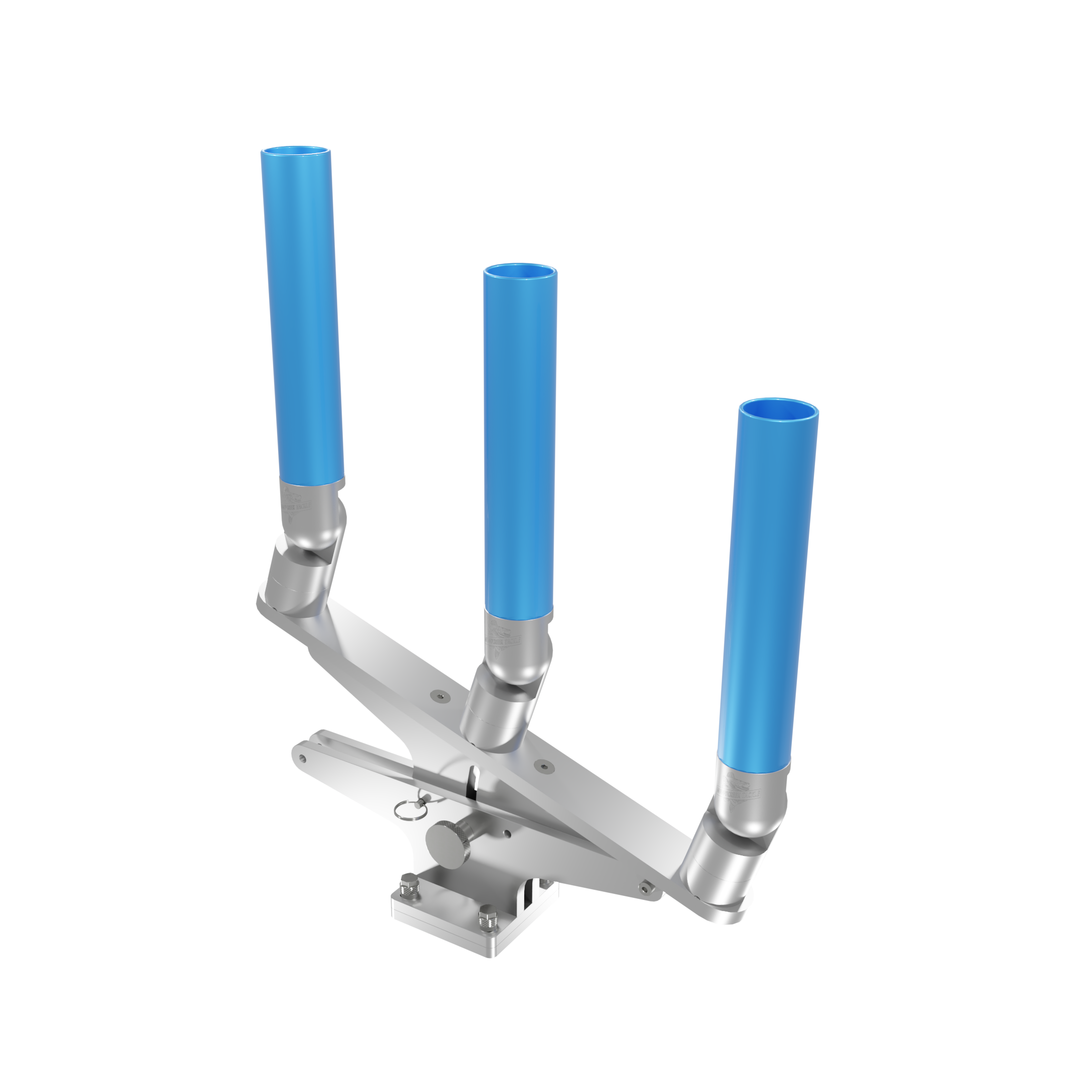 TRIPLE ARTICULATING TREE ROD HOLDER WITH MOUNT