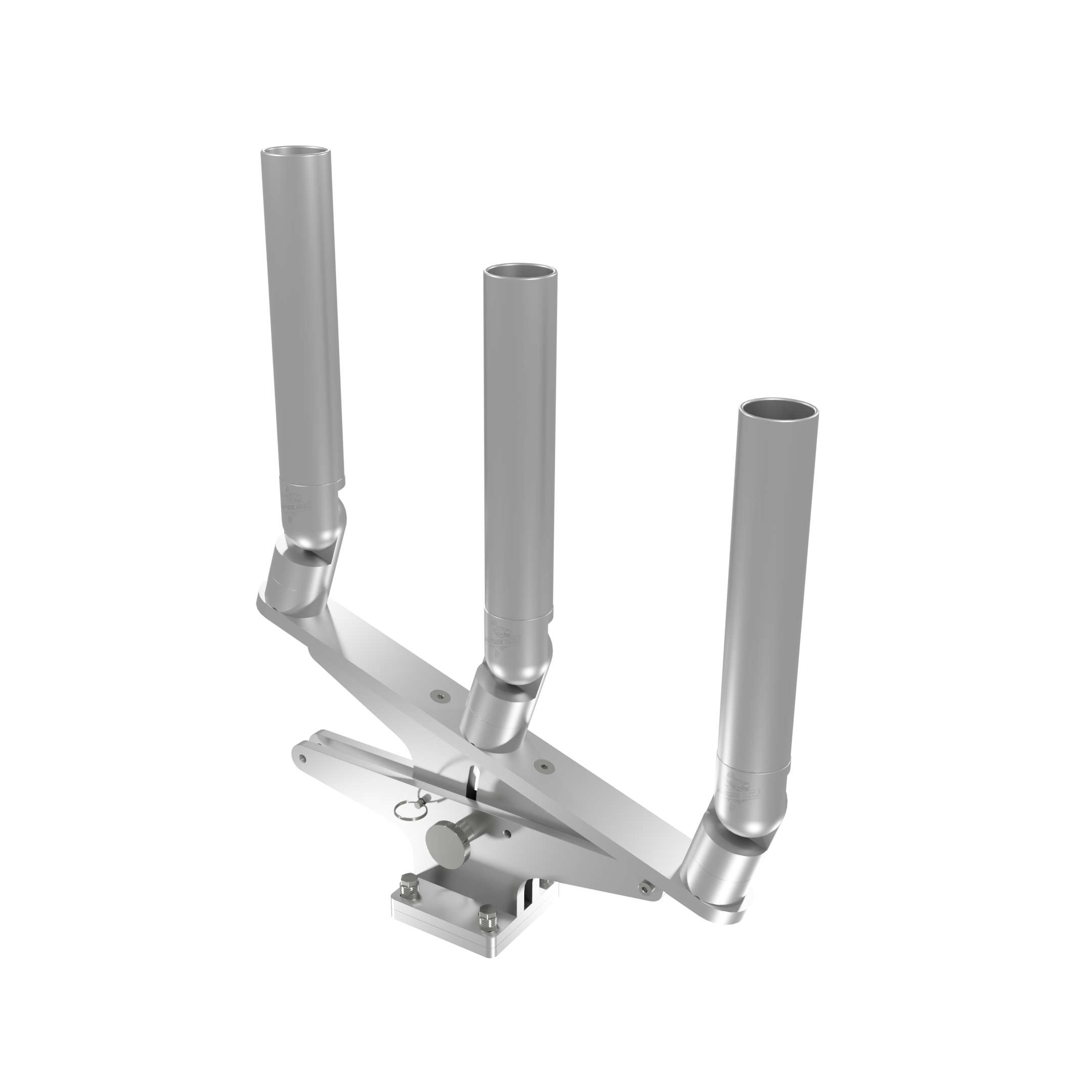 TRIPLE ARTICULATING TREE ROD HOLDER WITH MOUNT