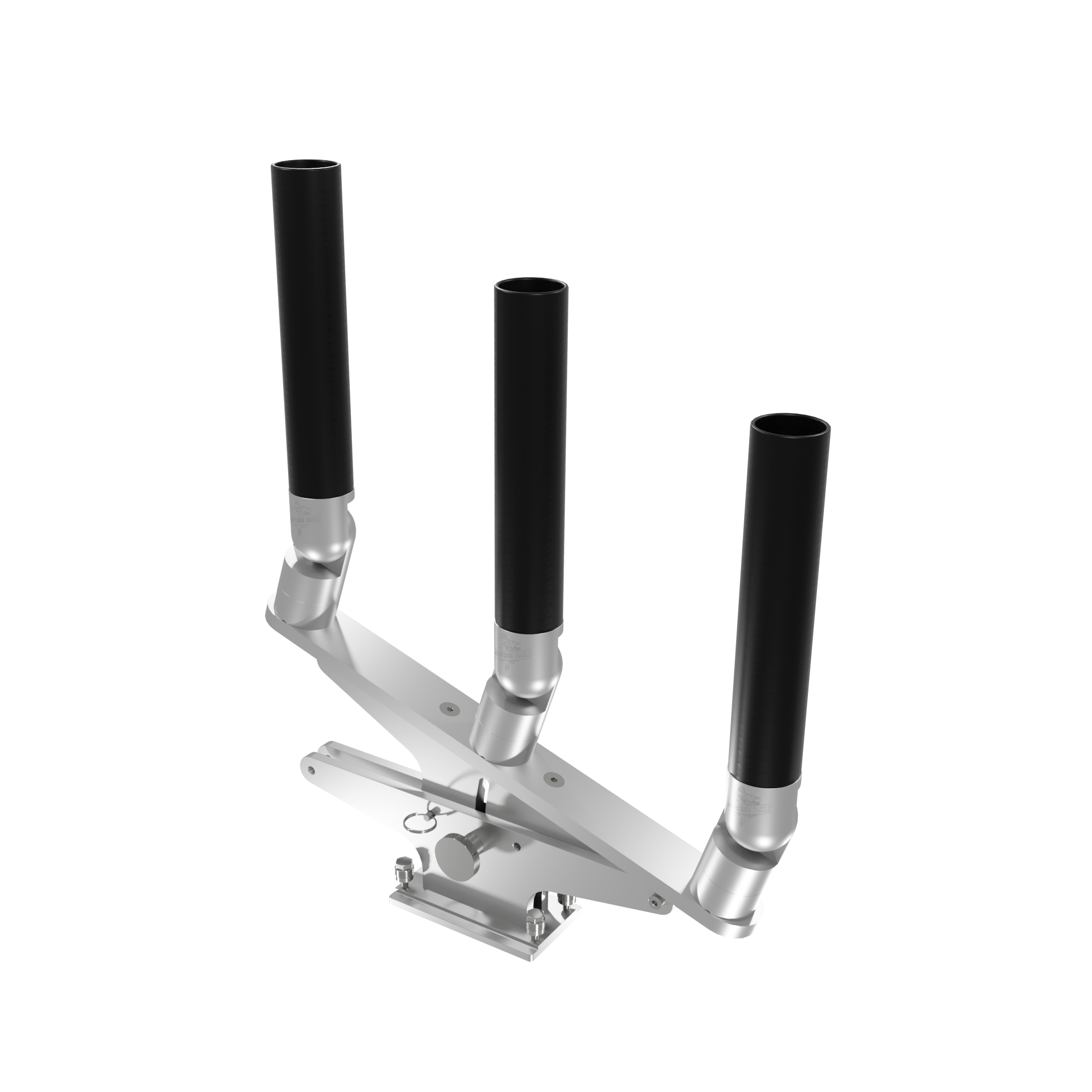TRIPLE ARTICULATING TREE ROD HOLDER WITH MOUNT