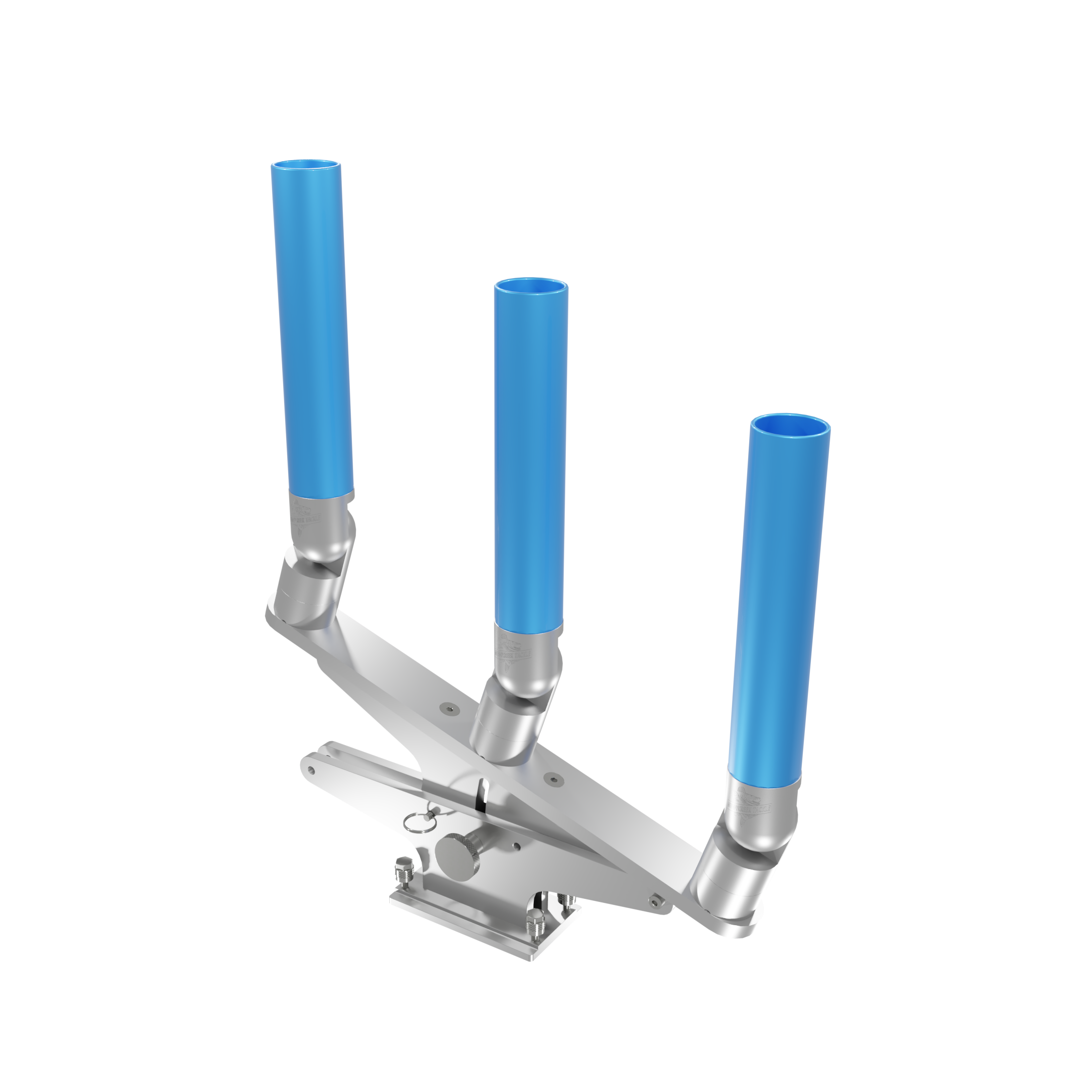 TRIPLE ARTICULATING TREE ROD HOLDER WITH MOUNT