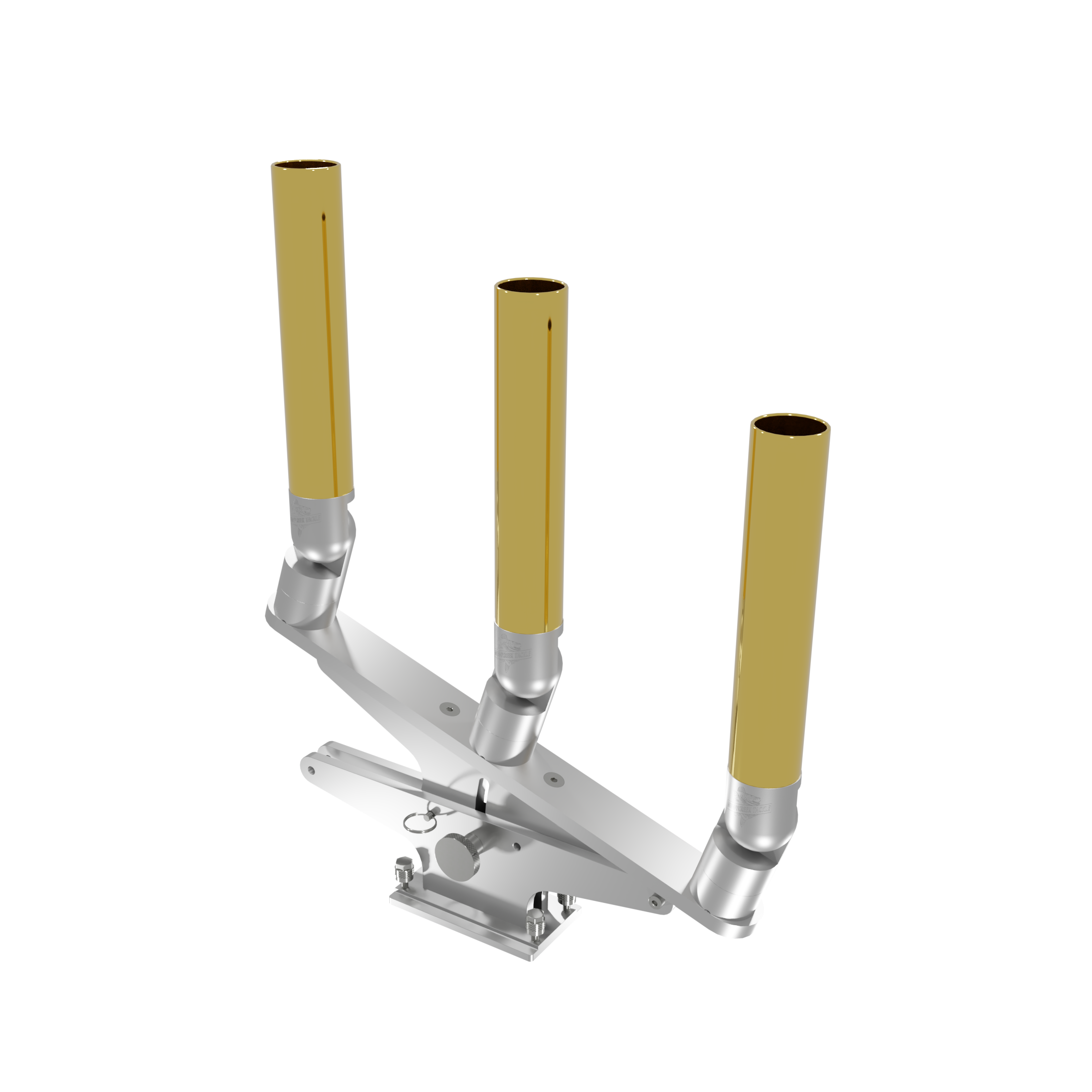 TRIPLE ARTICULATING TREE ROD HOLDER WITH MOUNT