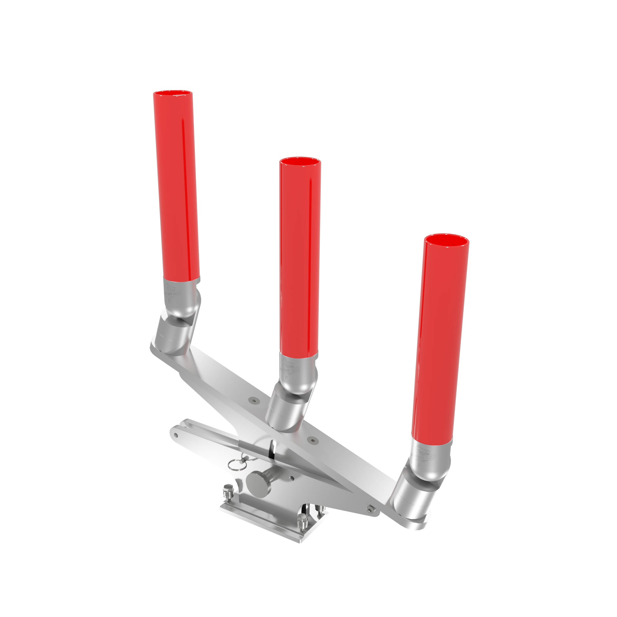 TRIPLE ARTICULATING TREE ROD HOLDER WITH MOUNT