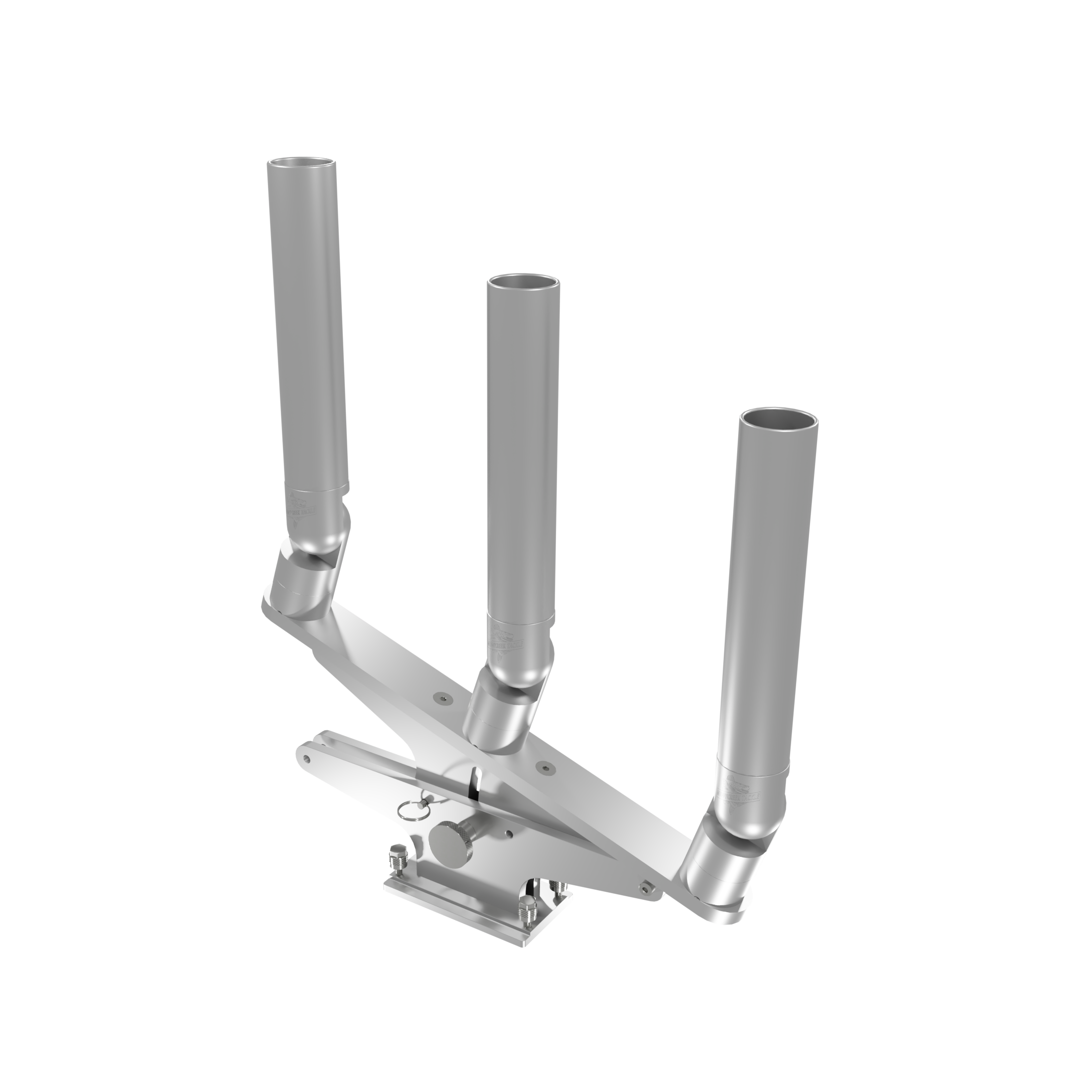 TRIPLE ARTICULATING TREE ROD HOLDER WITH MOUNT