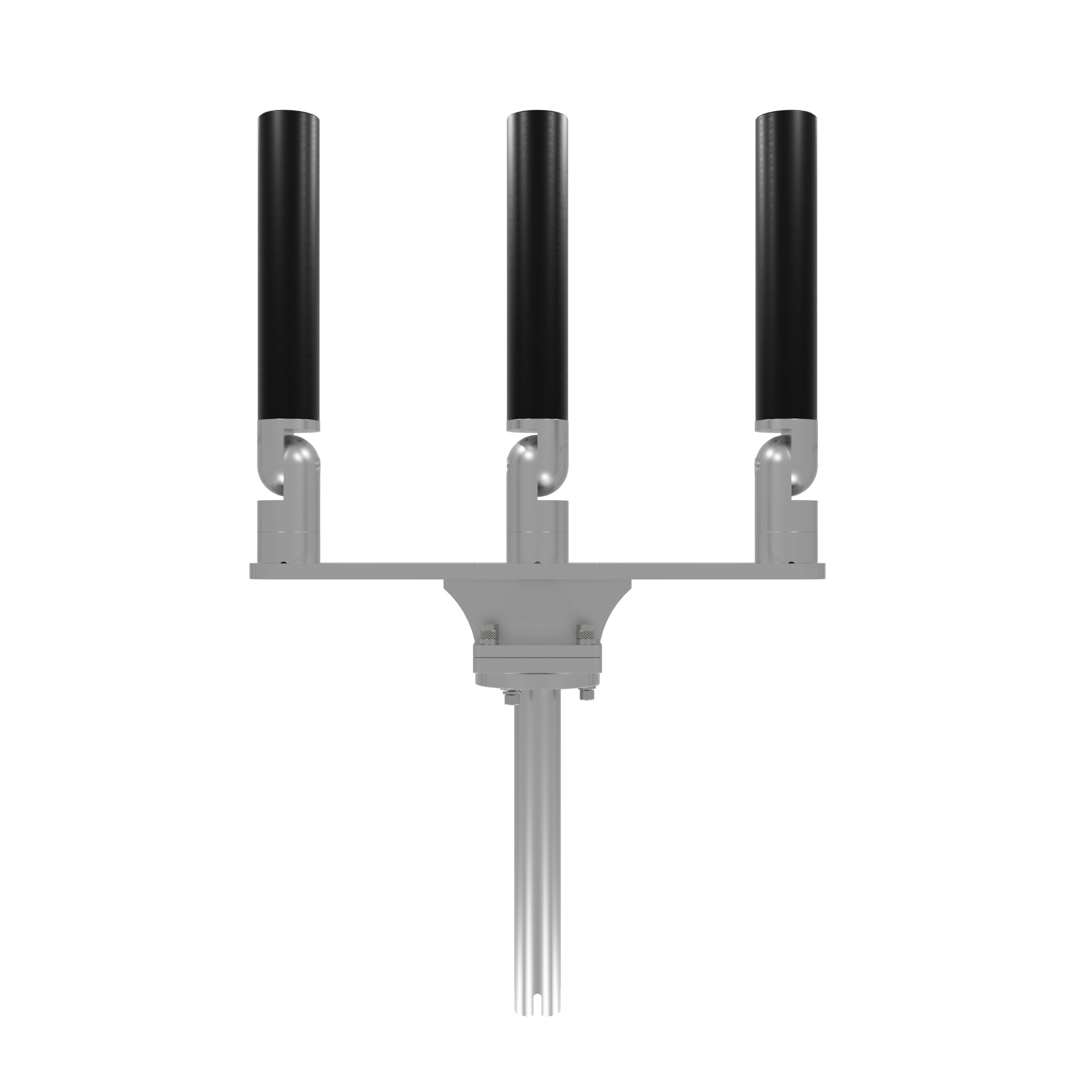TRIPLE HORIZONTAL TREE ROD HOLDER WITH GIMBAL