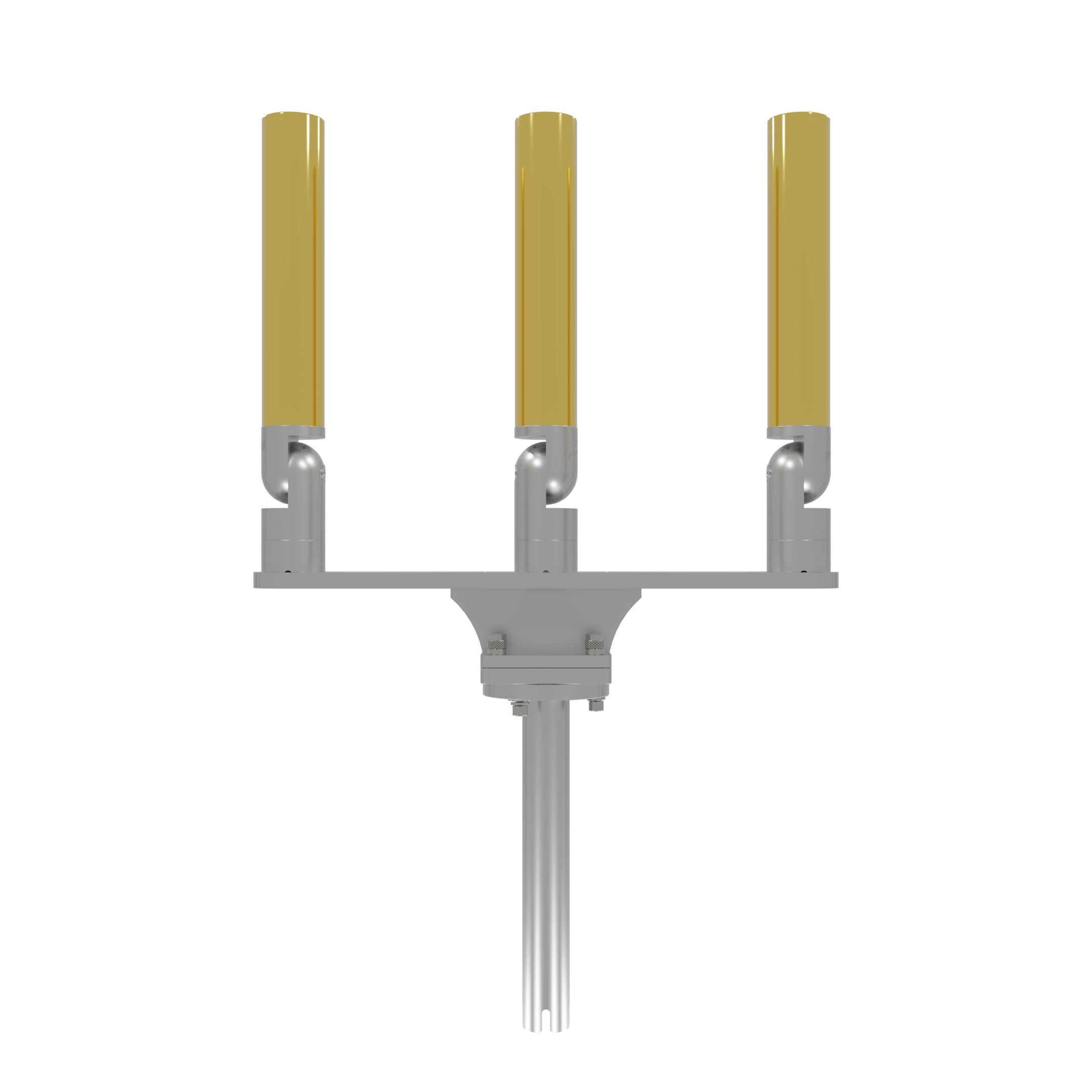 TRIPLE HORIZONTAL TREE ROD HOLDER WITH GIMBAL