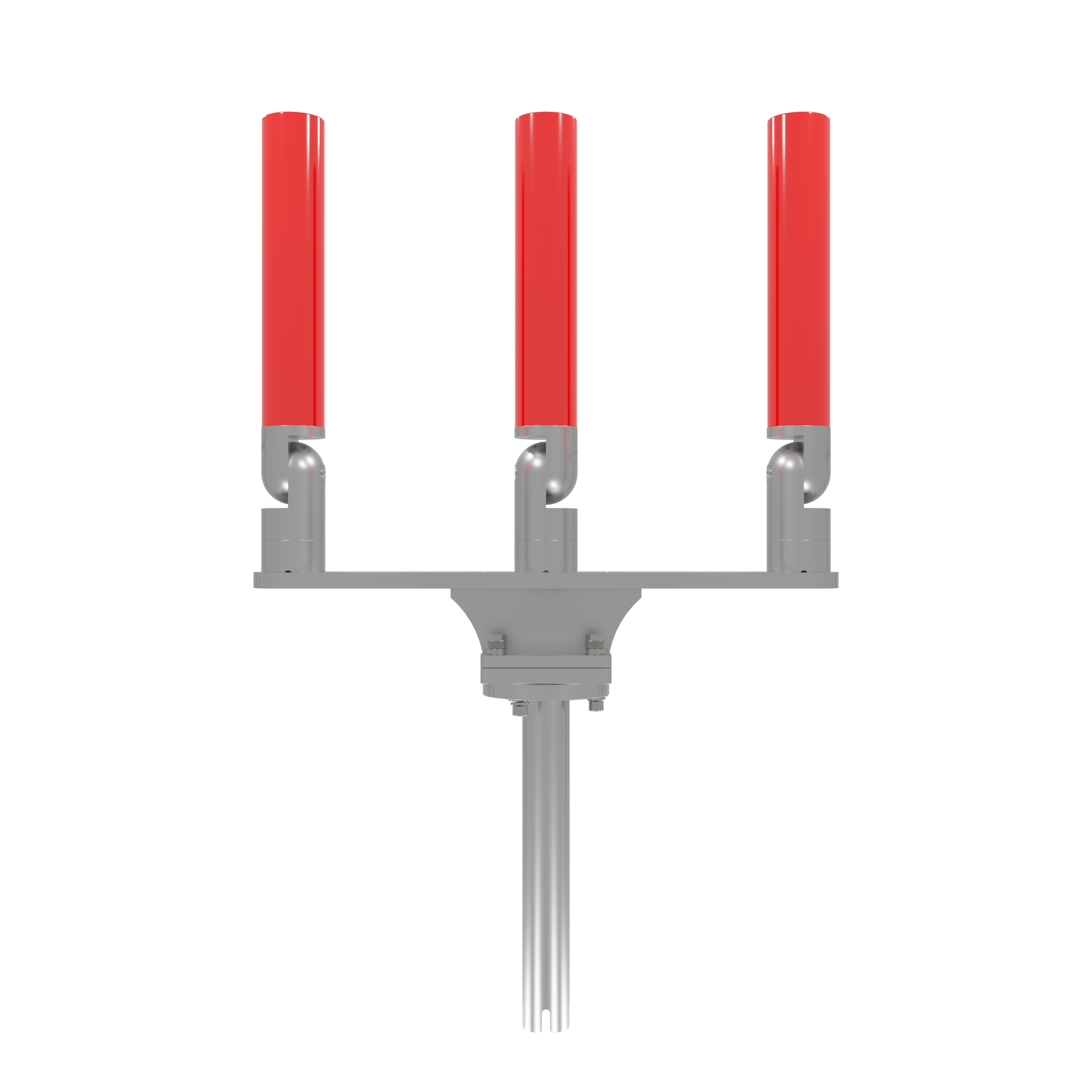 TRIPLE HORIZONTAL TREE ROD HOLDER WITH GIMBAL