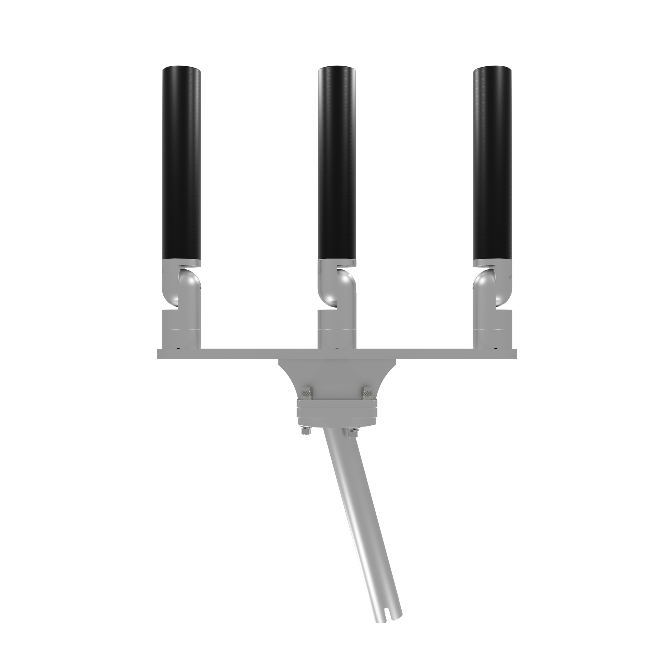 TRIPLE HORIZONTAL TREE ROD HOLDER WITH GIMBAL