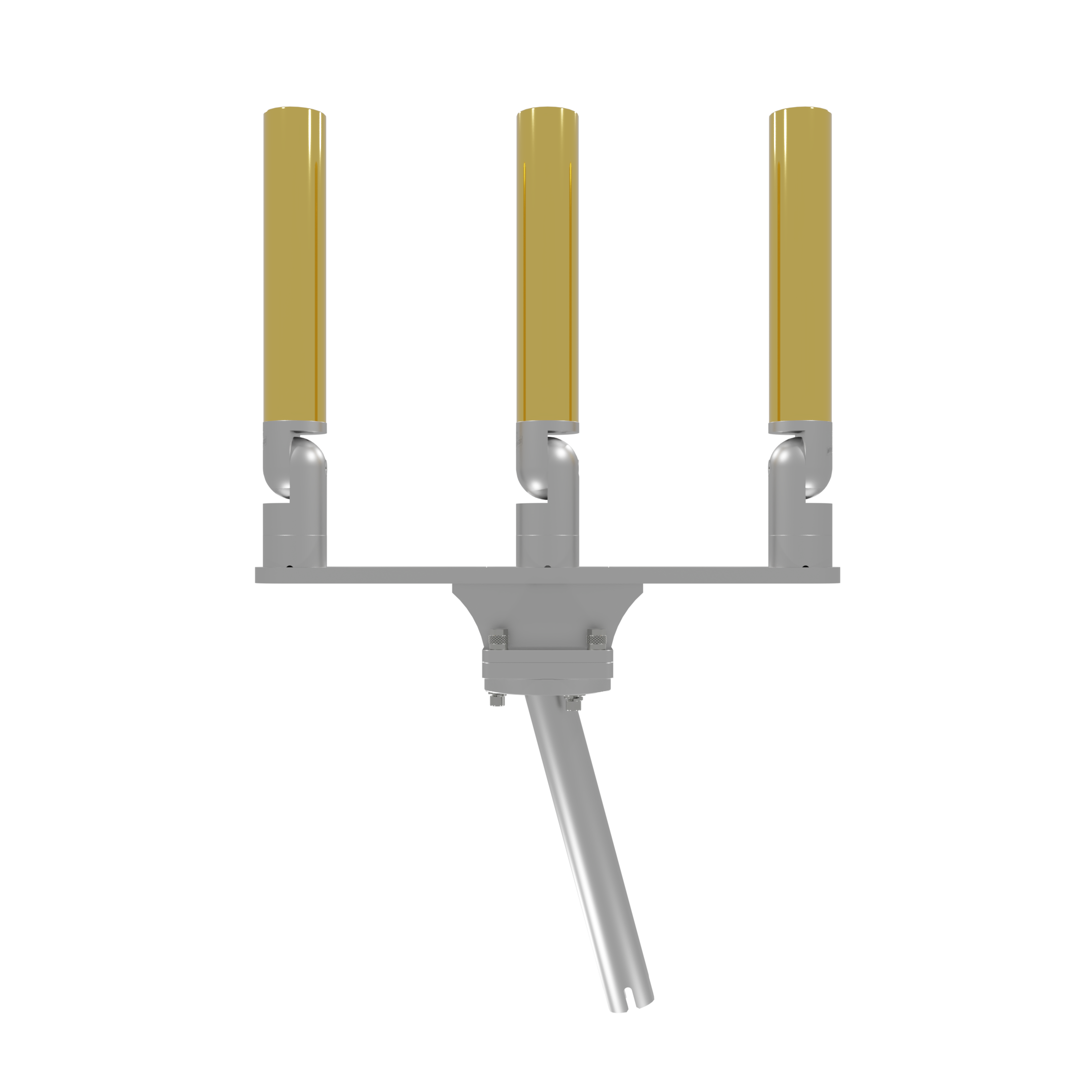 TRIPLE HORIZONTAL TREE ROD HOLDER WITH GIMBAL