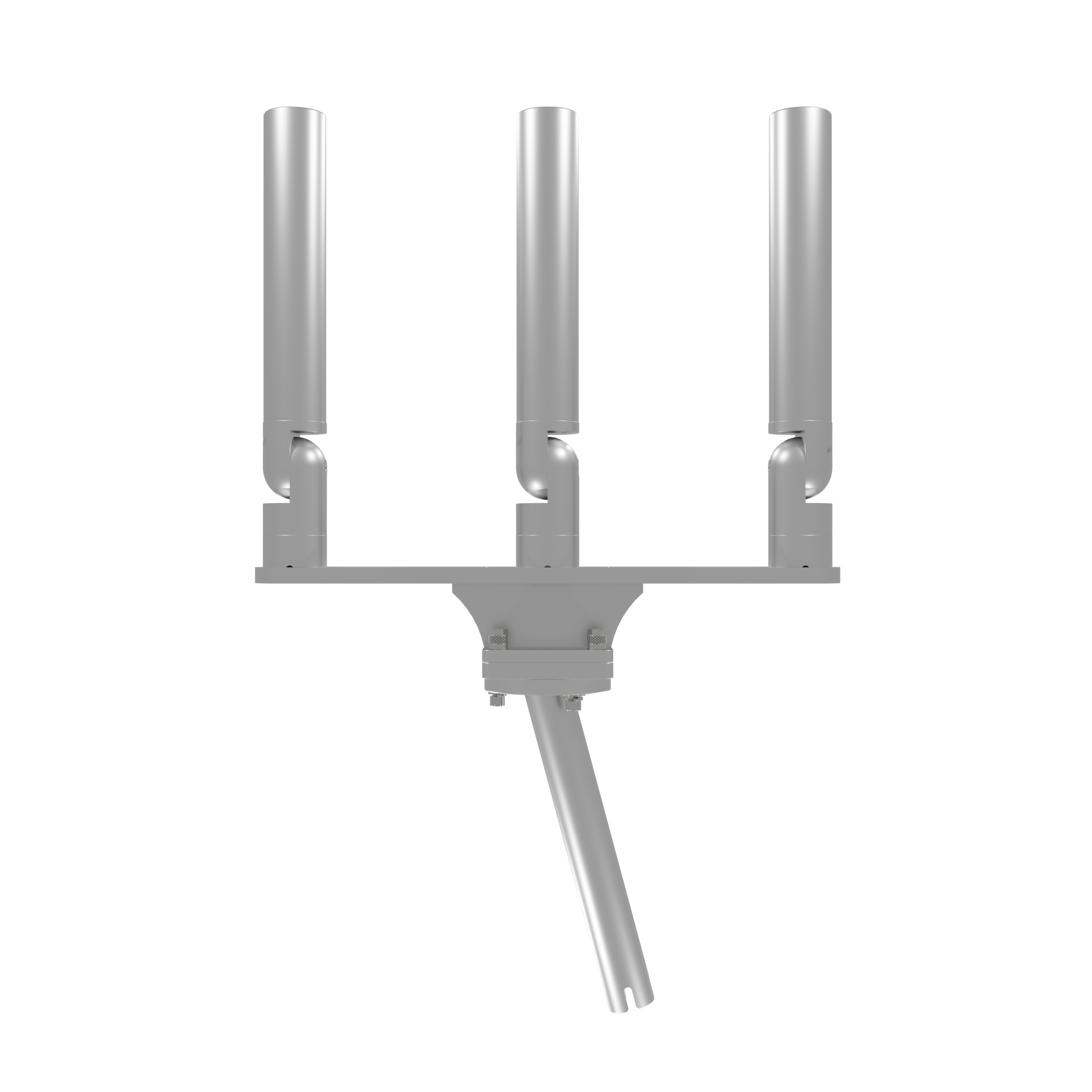 TRIPLE HORIZONTAL TREE ROD HOLDER WITH GIMBAL