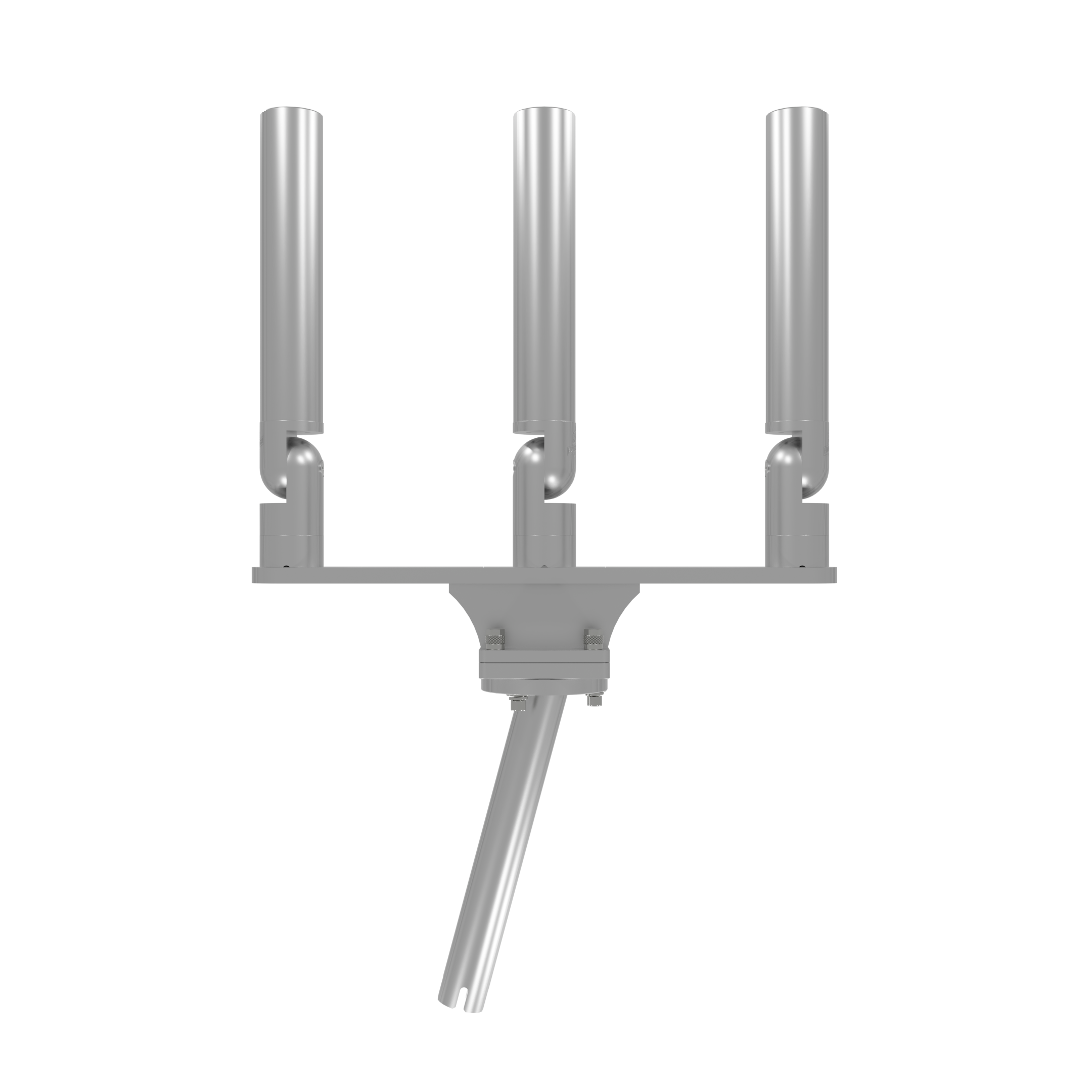 TRIPLE HORIZONTAL TREE ROD HOLDER WITH GIMBAL