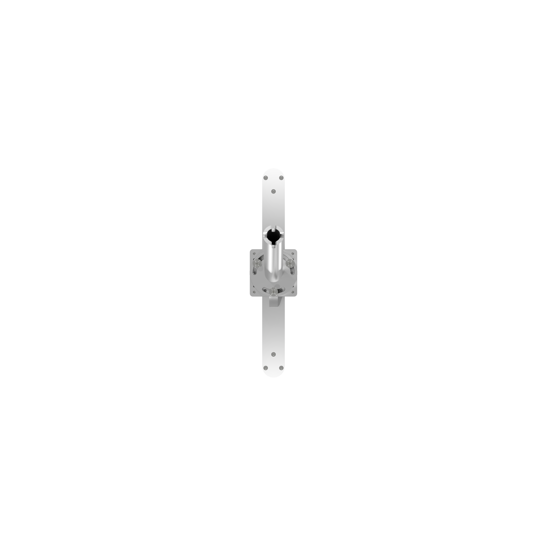 TRIPLE HORIZONTAL TREE ROD HOLDER WITH GIMBAL