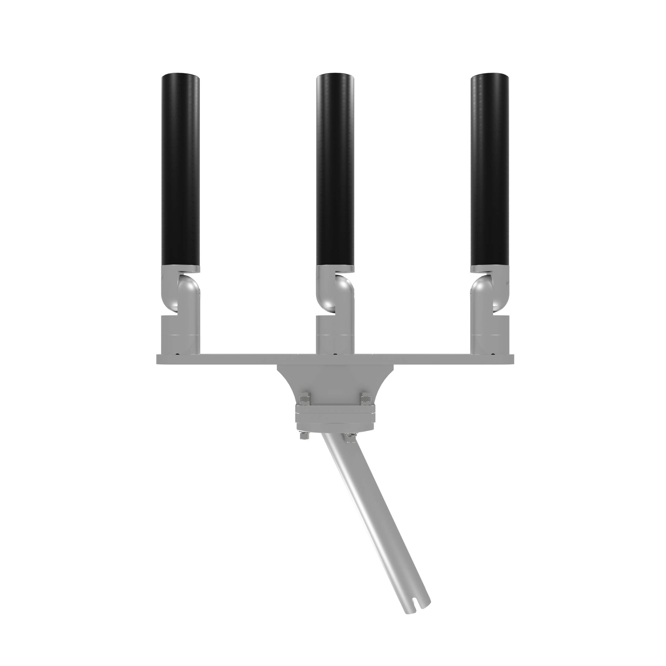 TRIPLE HORIZONTAL TREE ROD HOLDER WITH GIMBAL