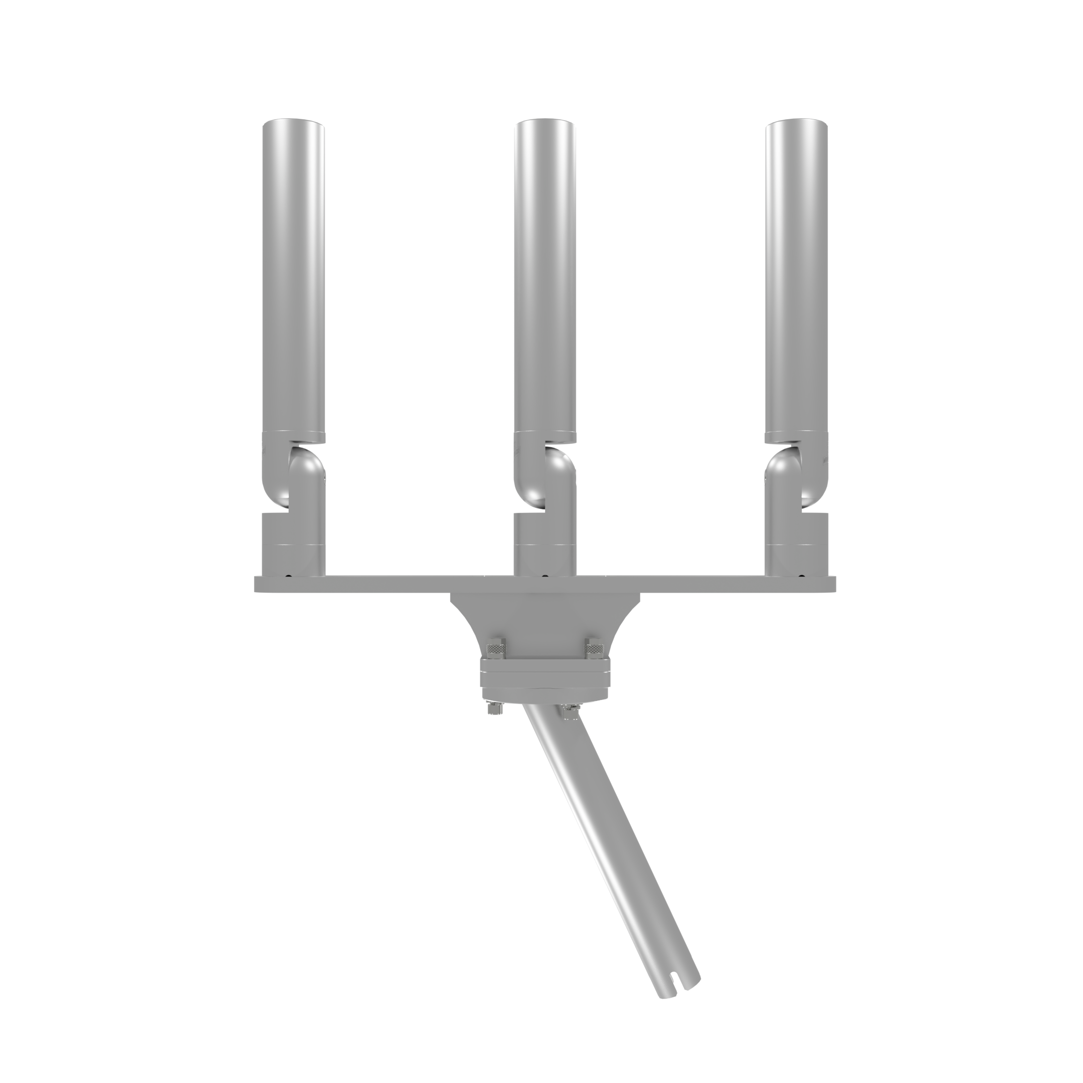 TRIPLE HORIZONTAL TREE ROD HOLDER WITH GIMBAL