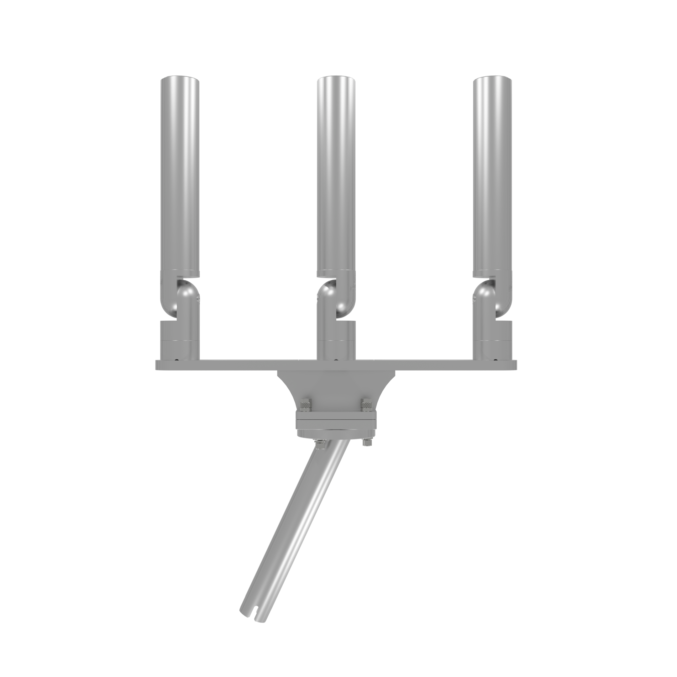 TRIPLE HORIZONTAL TREE ROD HOLDER WITH GIMBAL