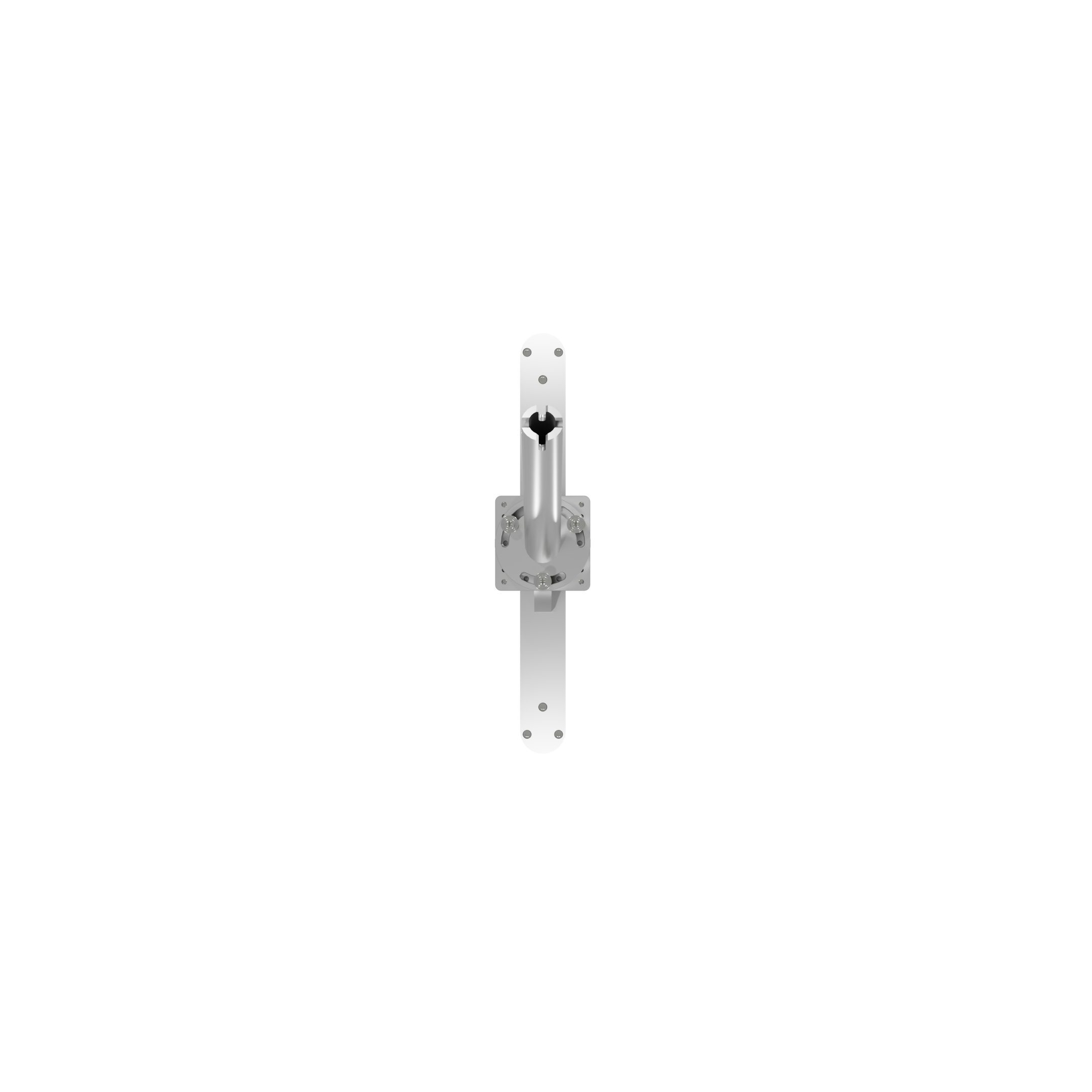 TRIPLE HORIZONTAL TREE ROD HOLDER WITH GIMBAL