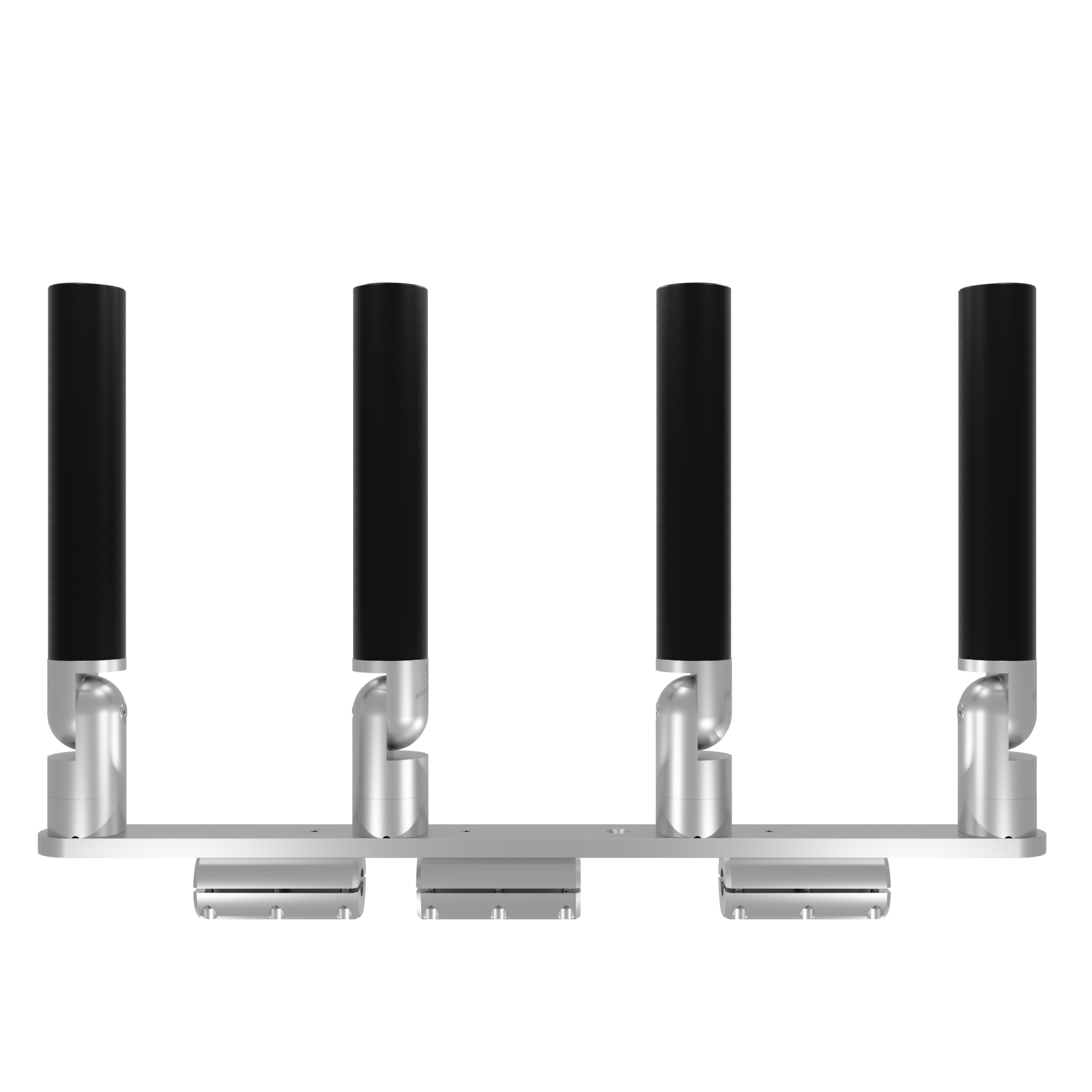 QUAD HORIZONTAL TREE ROD HOLDER WITH CLAMSHELL