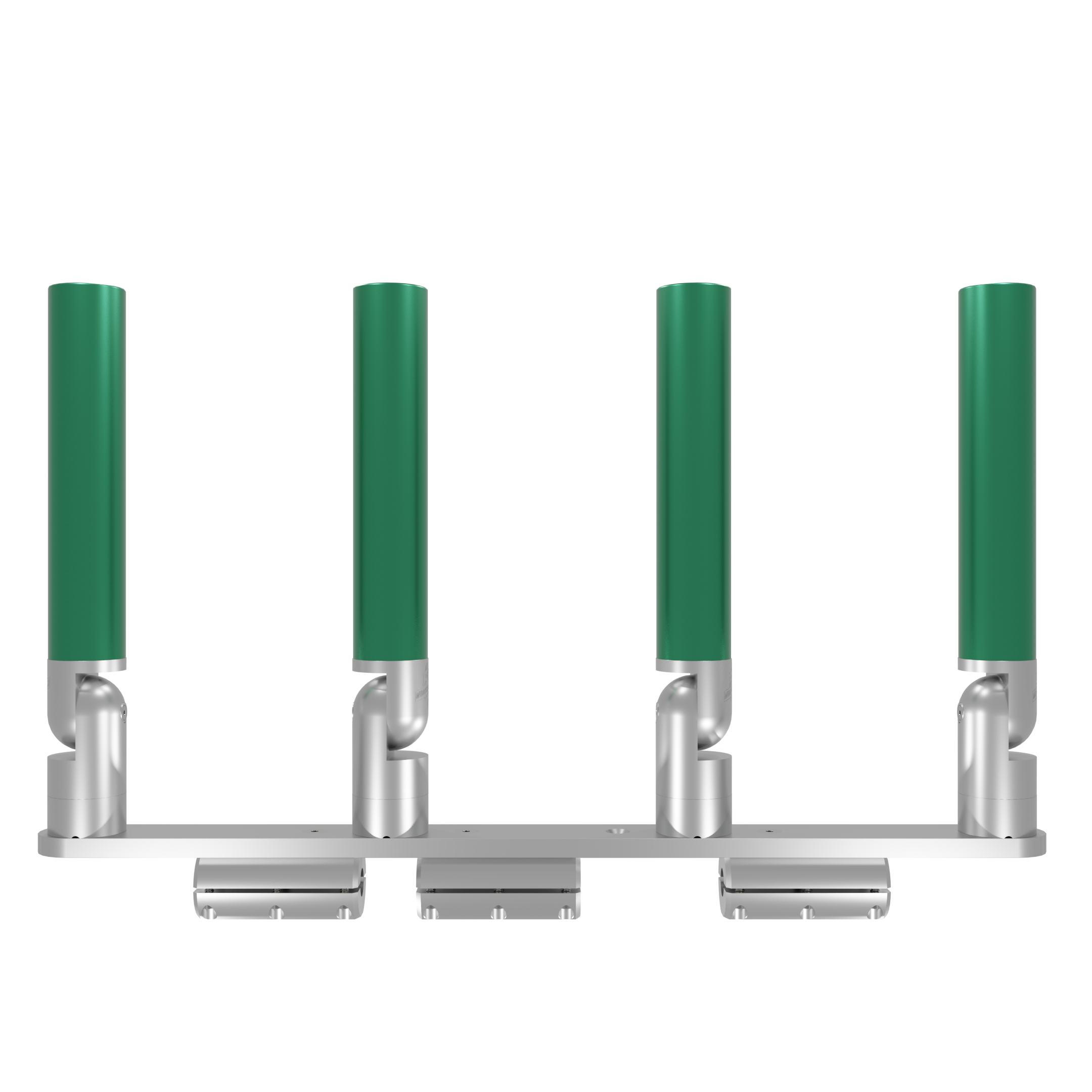 QUAD HORIZONTAL TREE ROD HOLDER WITH CLAMSHELL