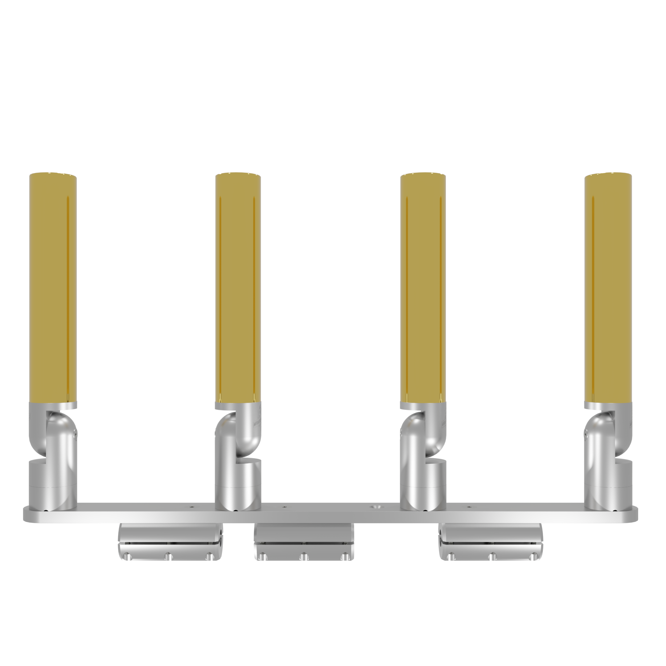 QUAD HORIZONTAL TREE ROD HOLDER WITH CLAMSHELL
