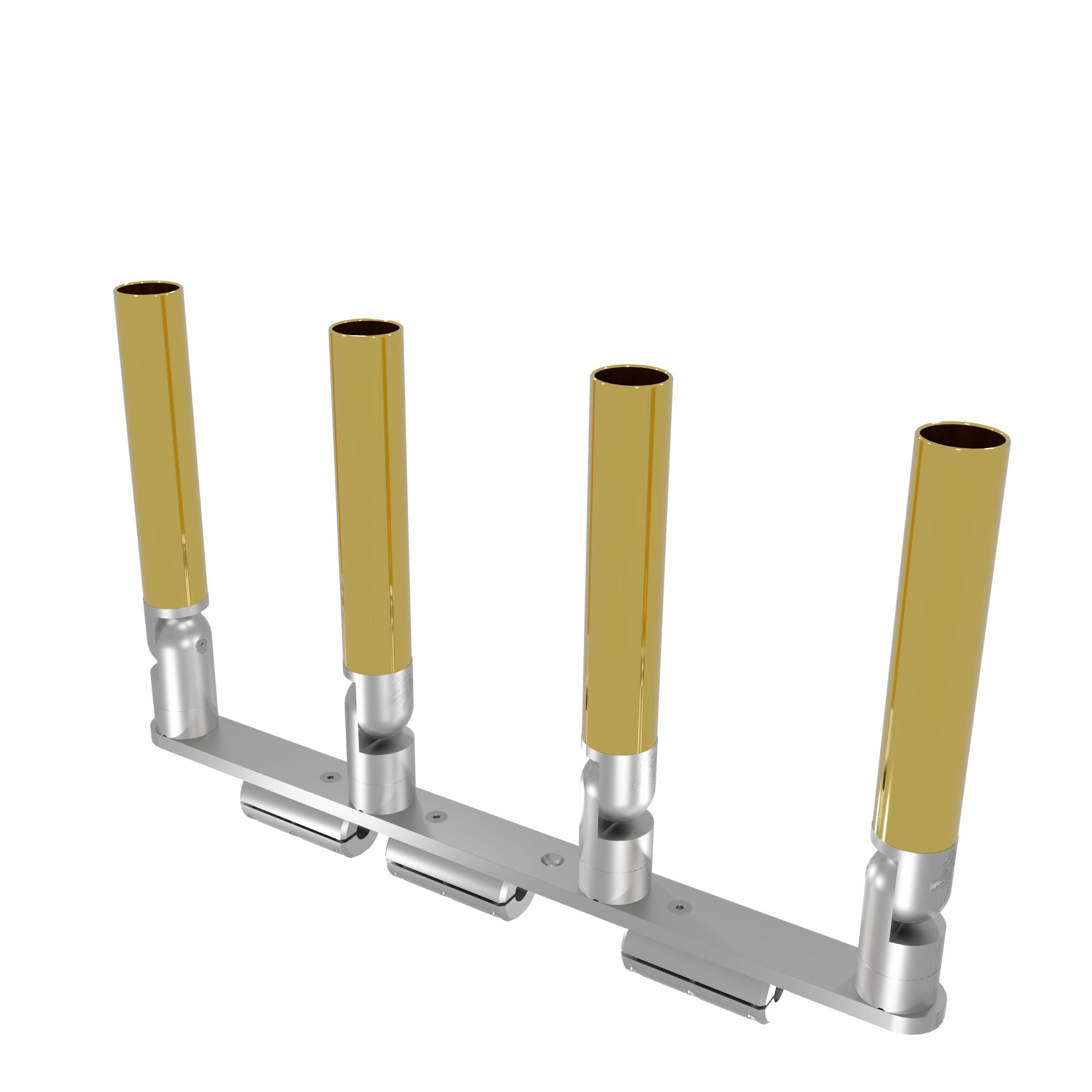 QUAD HORIZONTAL TREE ROD HOLDER WITH CLAMSHELL