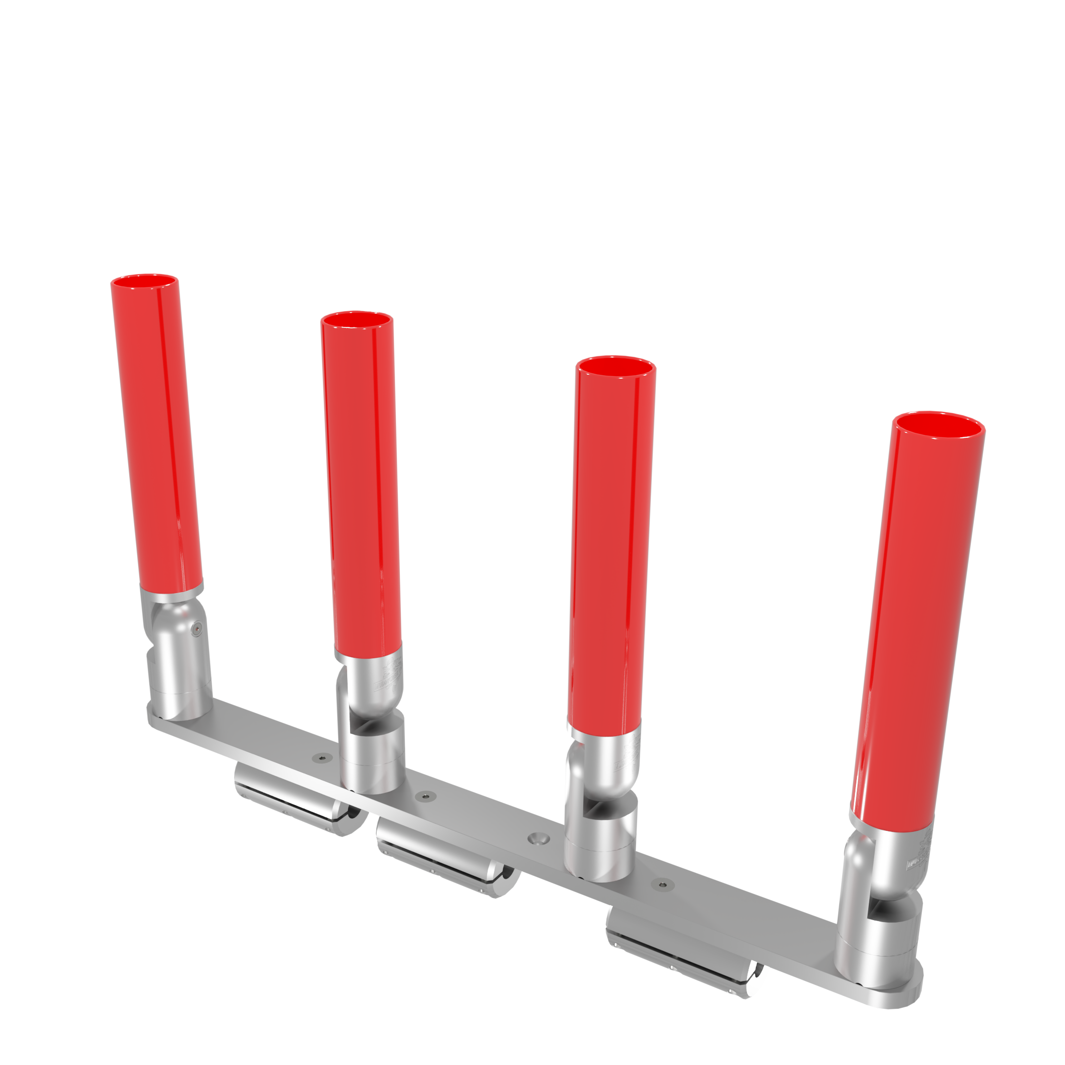 QUAD HORIZONTAL TREE ROD HOLDER WITH CLAMSHELL