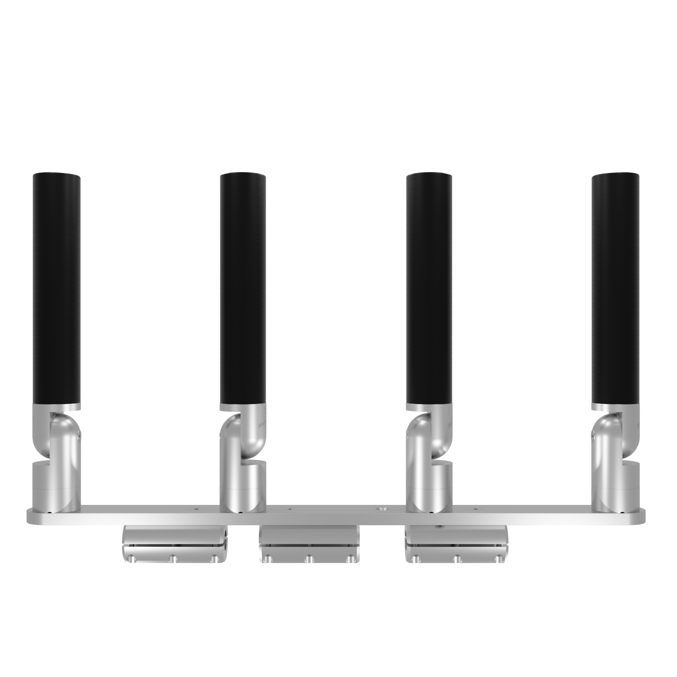 QUAD HORIZONTAL TREE ROD HOLDER WITH CLAMSHELL