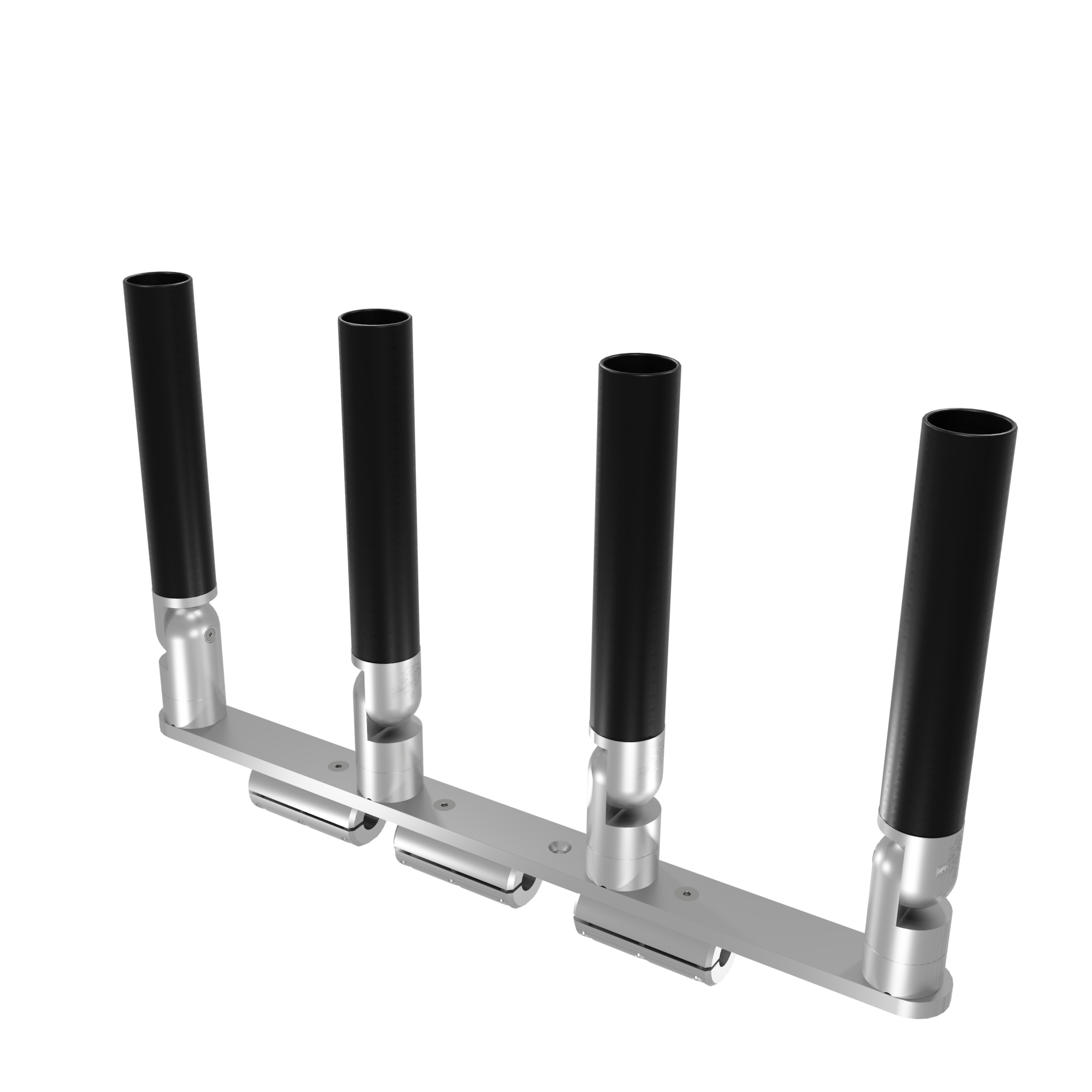 QUAD HORIZONTAL TREE ROD HOLDER WITH CLAMSHELL