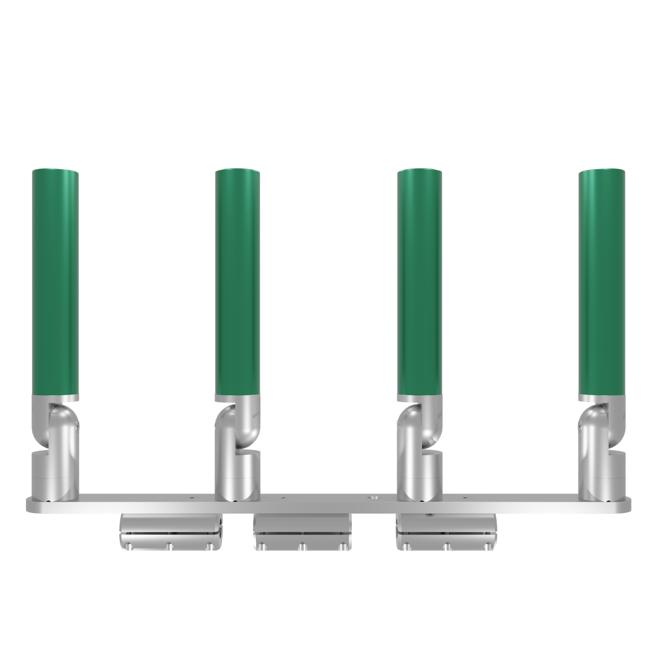 QUAD HORIZONTAL TREE ROD HOLDER WITH CLAMSHELL