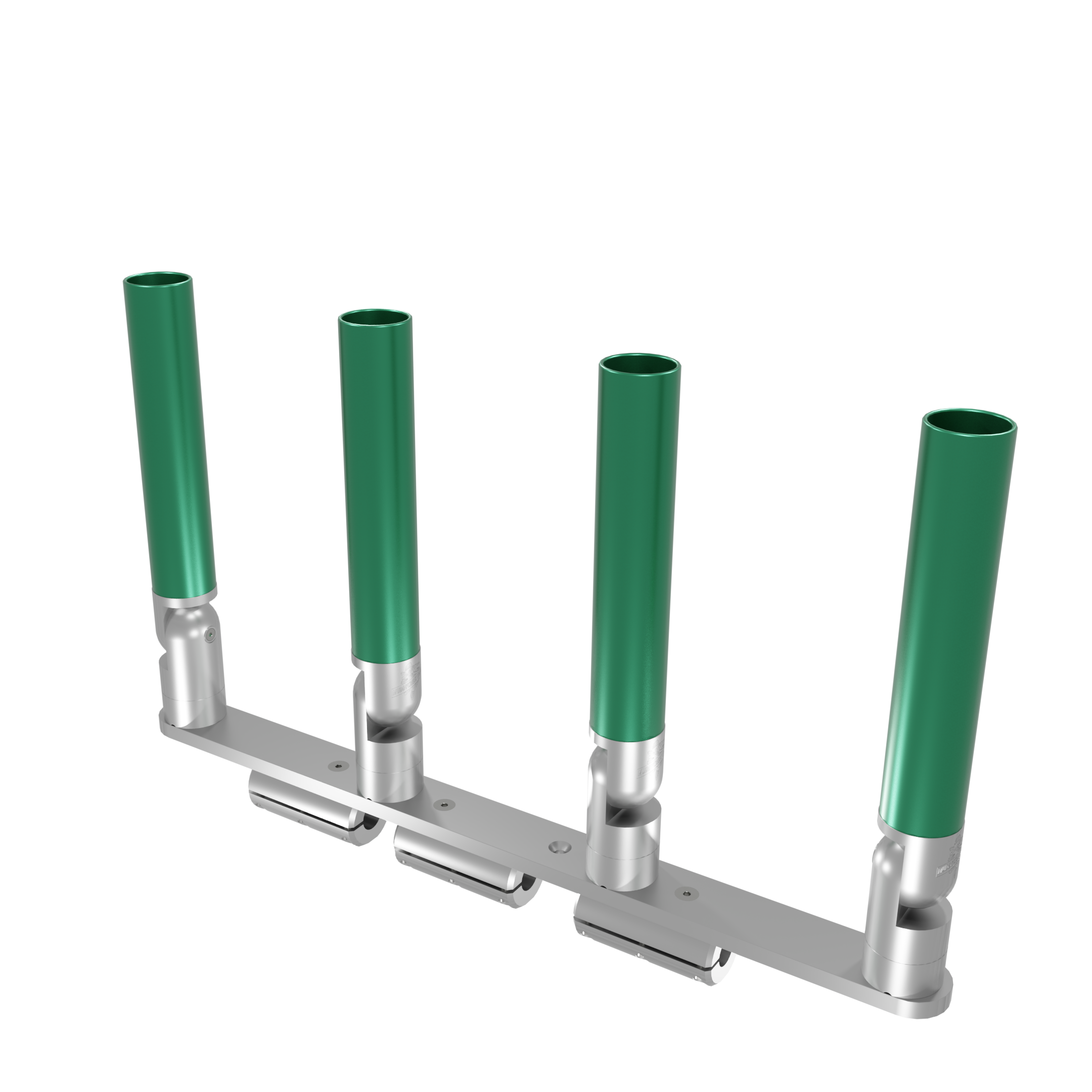 QUAD HORIZONTAL TREE ROD HOLDER WITH CLAMSHELL
