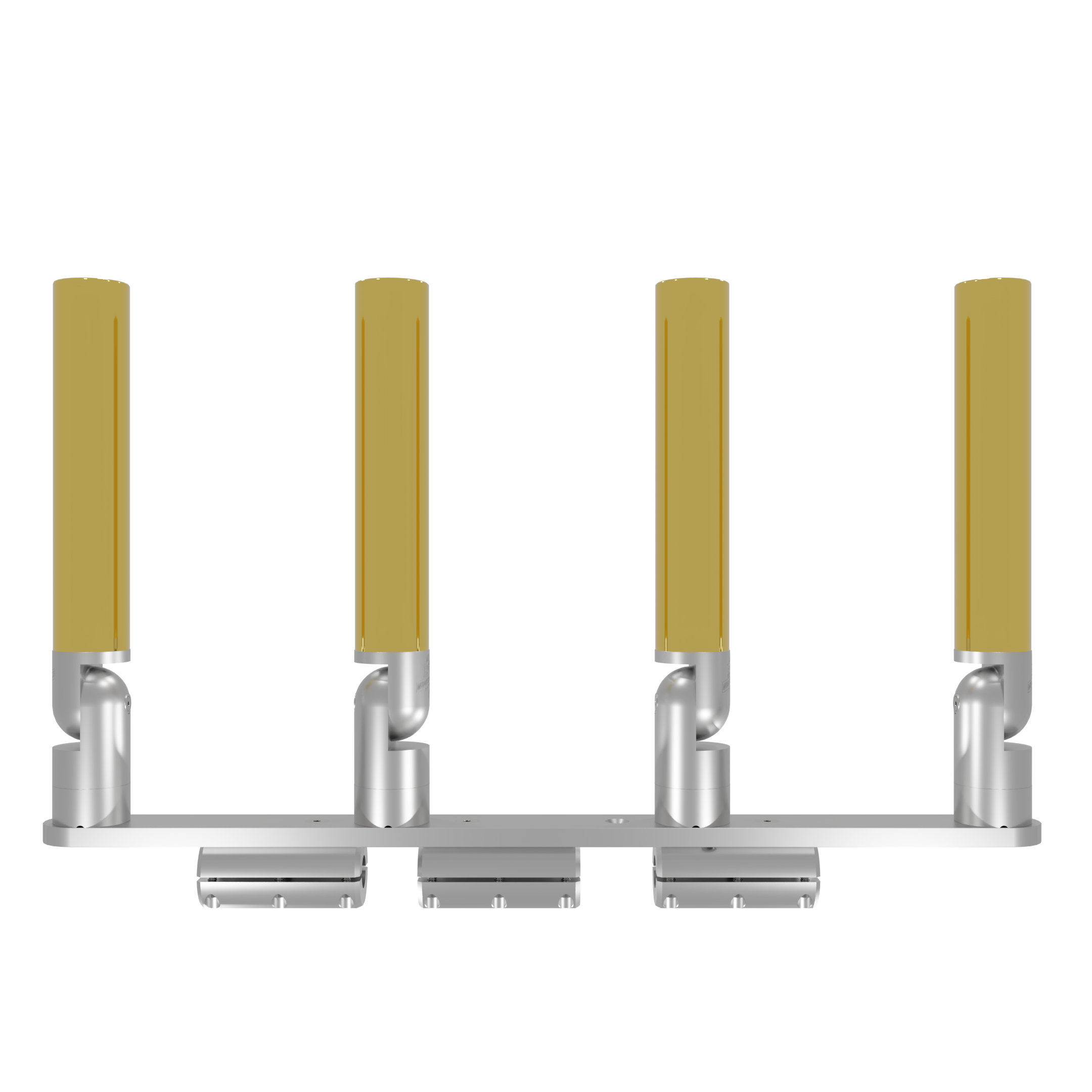 QUAD HORIZONTAL TREE ROD HOLDER WITH CLAMSHELL
