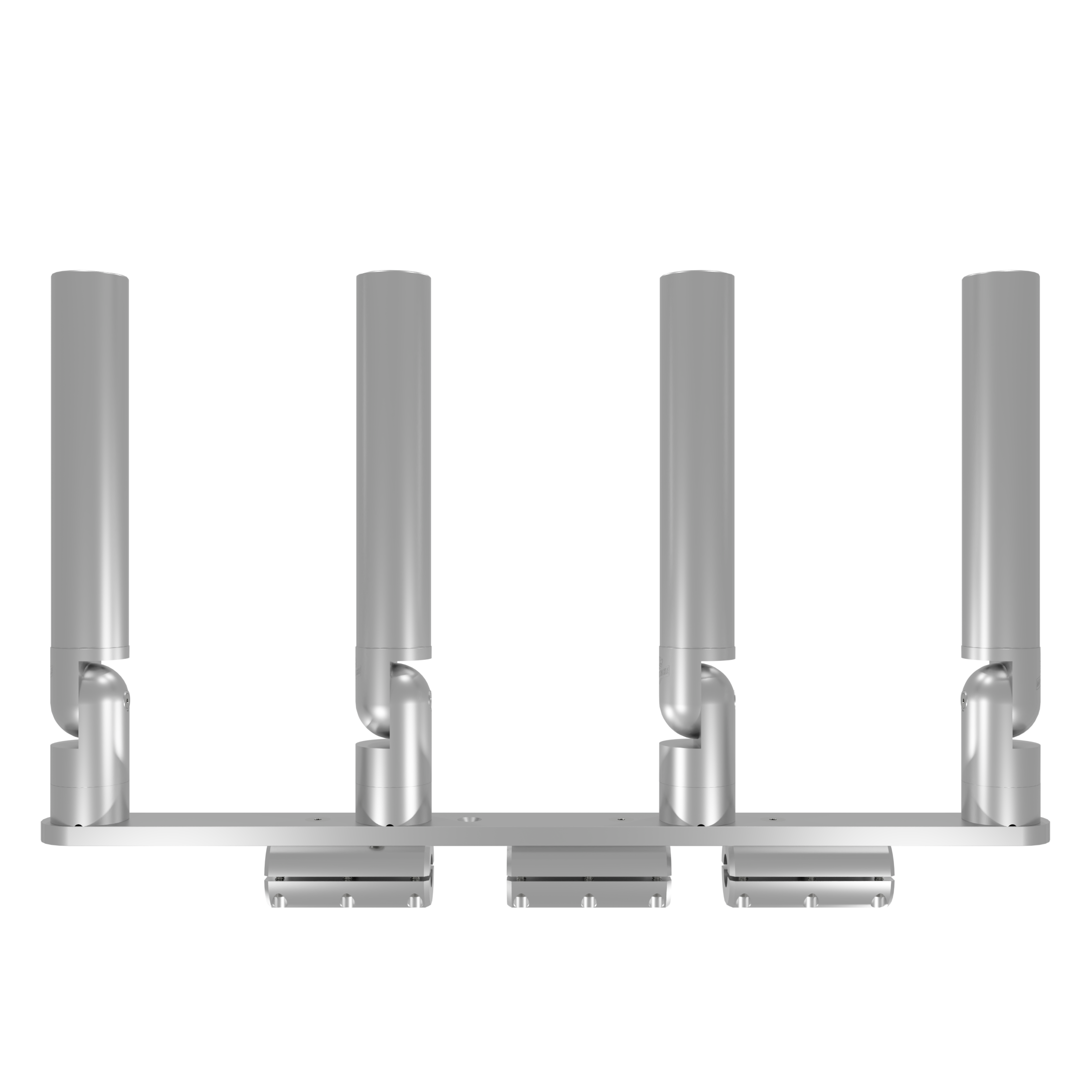 QUAD HORIZONTAL TREE ROD HOLDER WITH CLAMSHELL