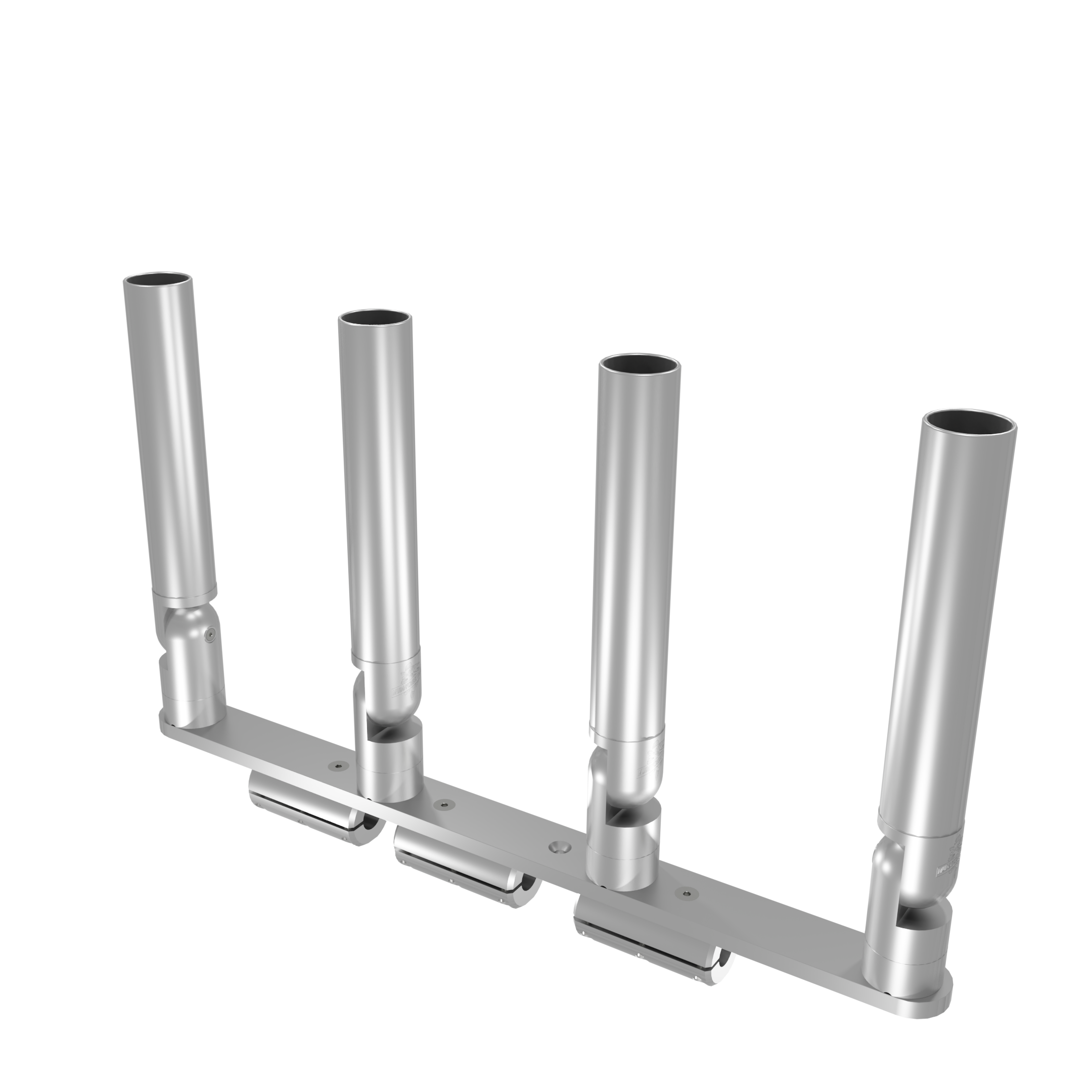 QUAD HORIZONTAL TREE ROD HOLDER WITH CLAMSHELL