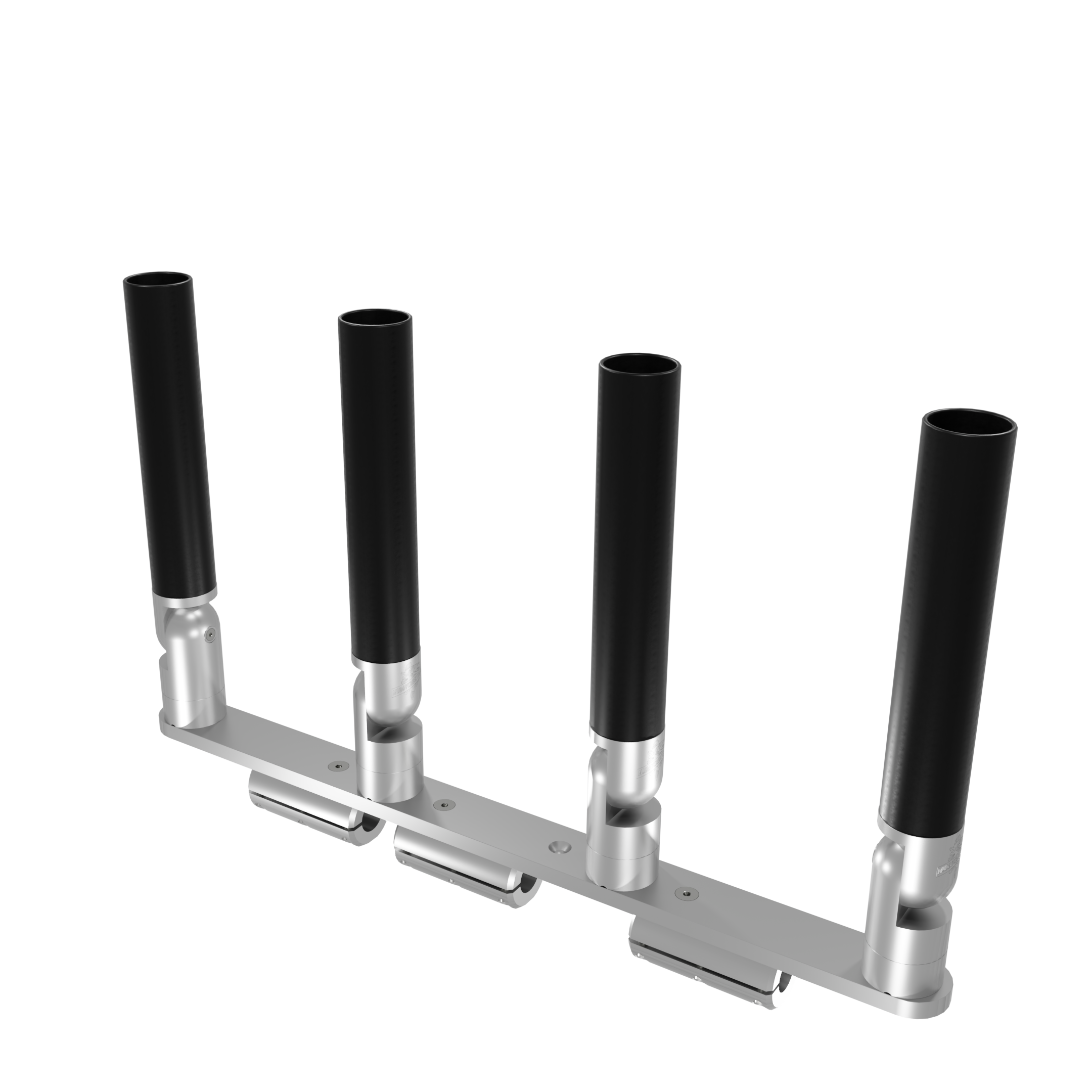QUAD HORIZONTAL TREE ROD HOLDER WITH CLAMSHELL