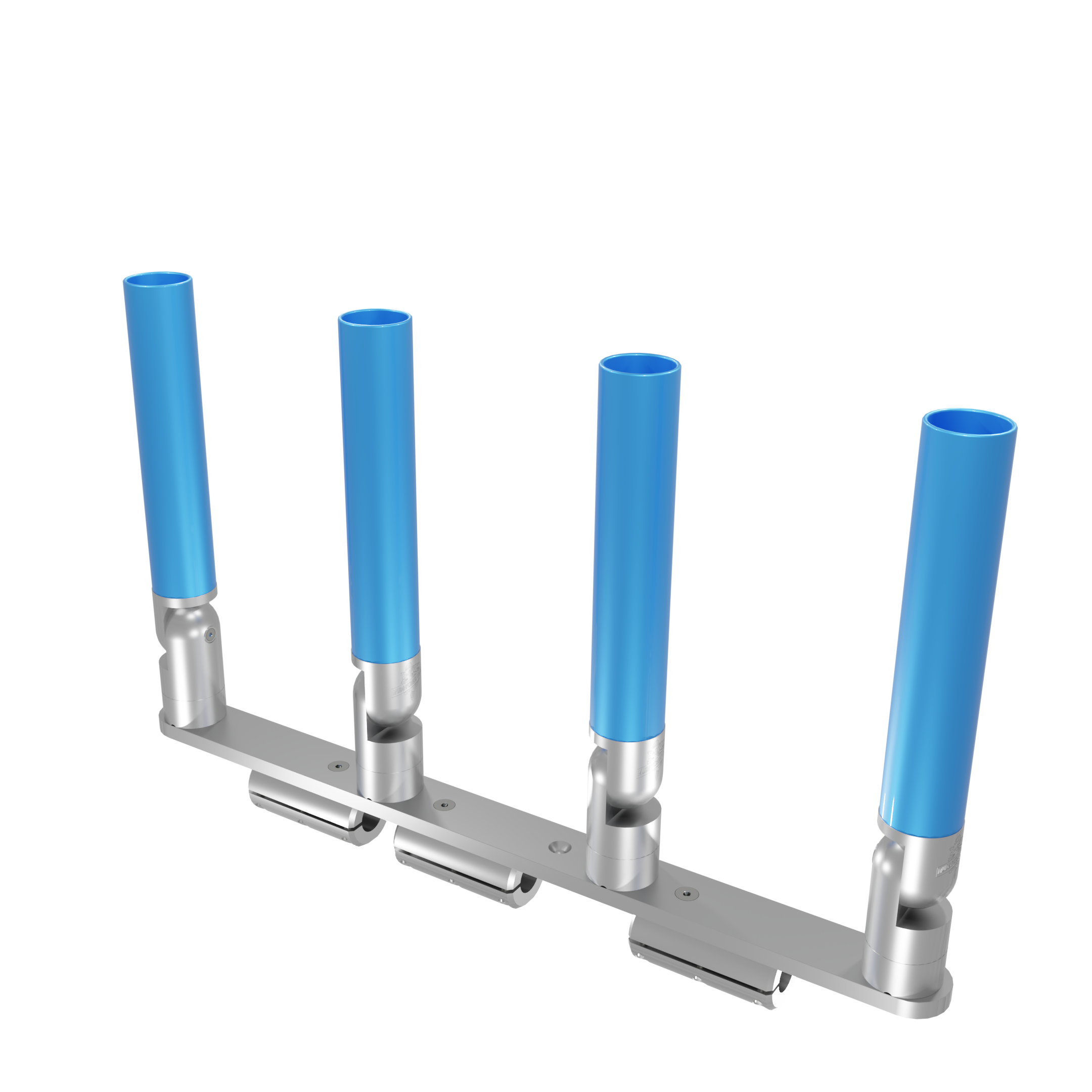 QUAD HORIZONTAL TREE ROD HOLDER WITH CLAMSHELL